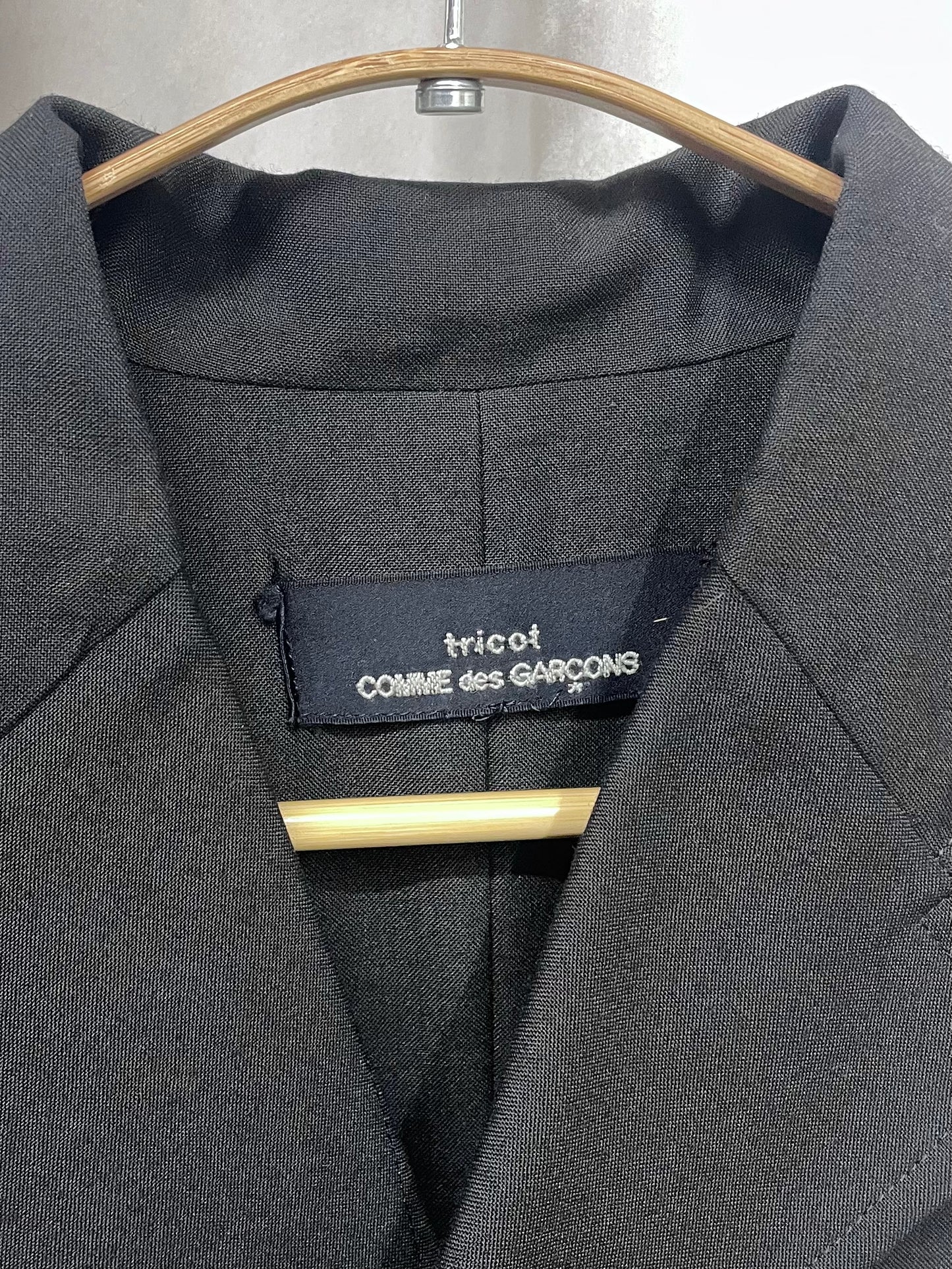 Comme des Garçons tricot waistcoat dress, 1989