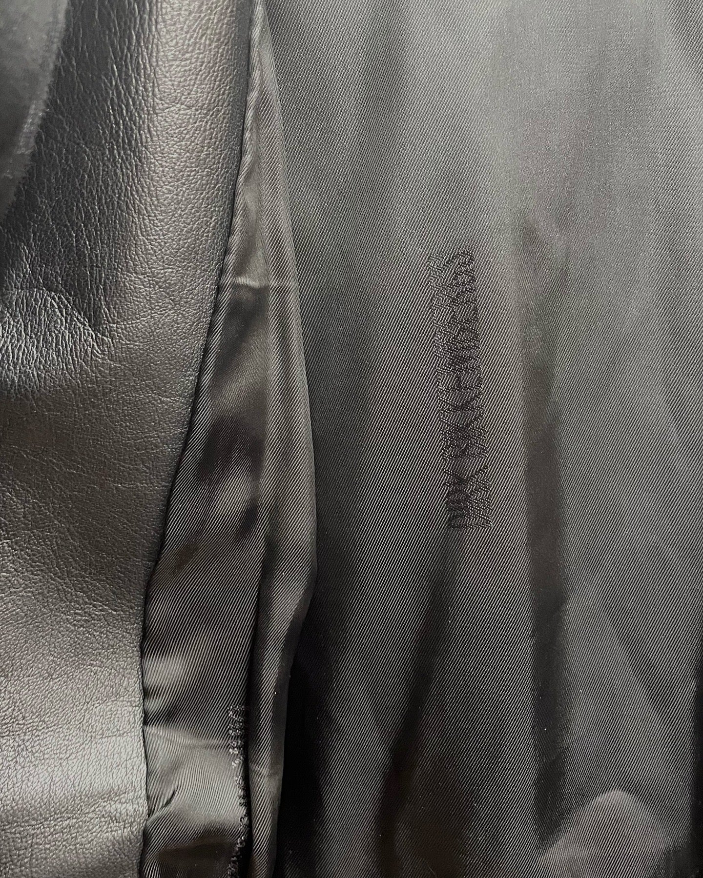 Dirk Bikkembergs leather jacket, 2000's
