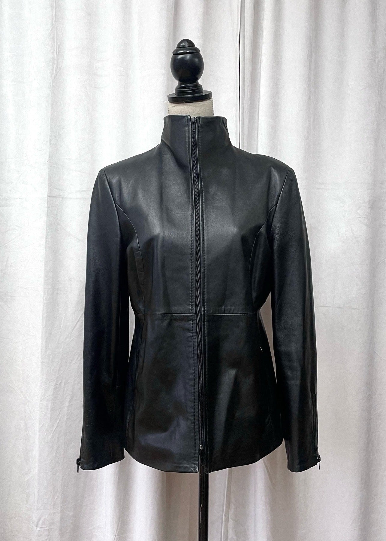 Dirk Bikkembergs leather jacket, 2000's
