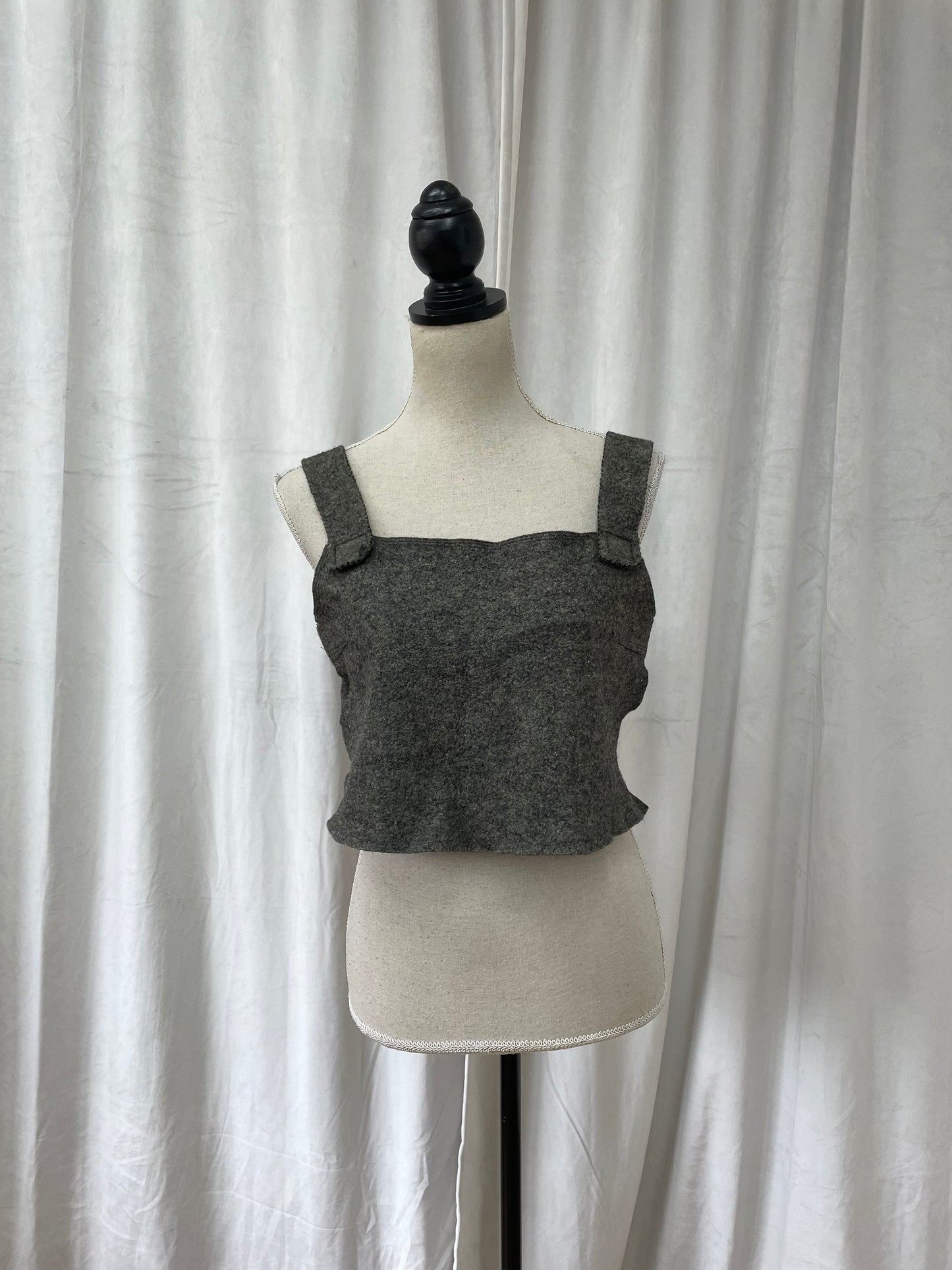 Marithé + François Girbaud felt top, 2000's