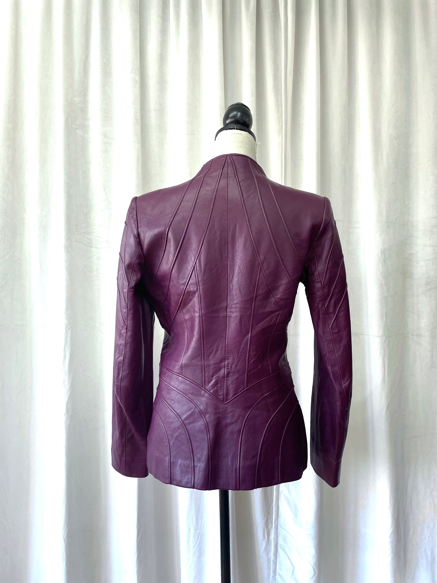 Mugler leather jacket, 2000’s
