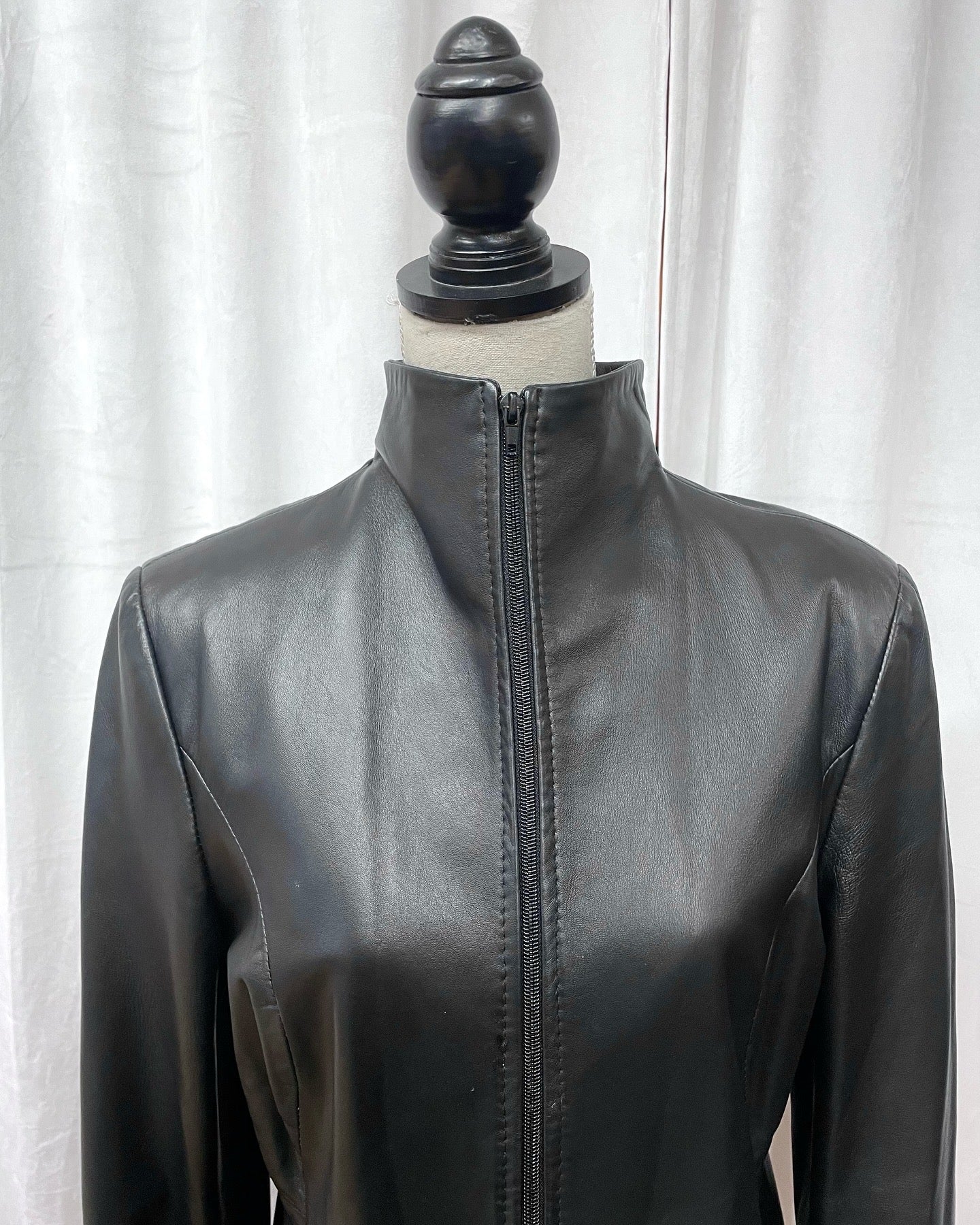 Dirk Bikkembergs leather jacket, 2000's