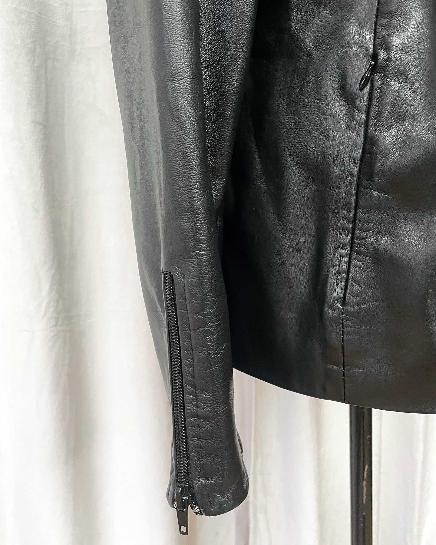 Dirk Bikkembergs leather jacket, 2000's