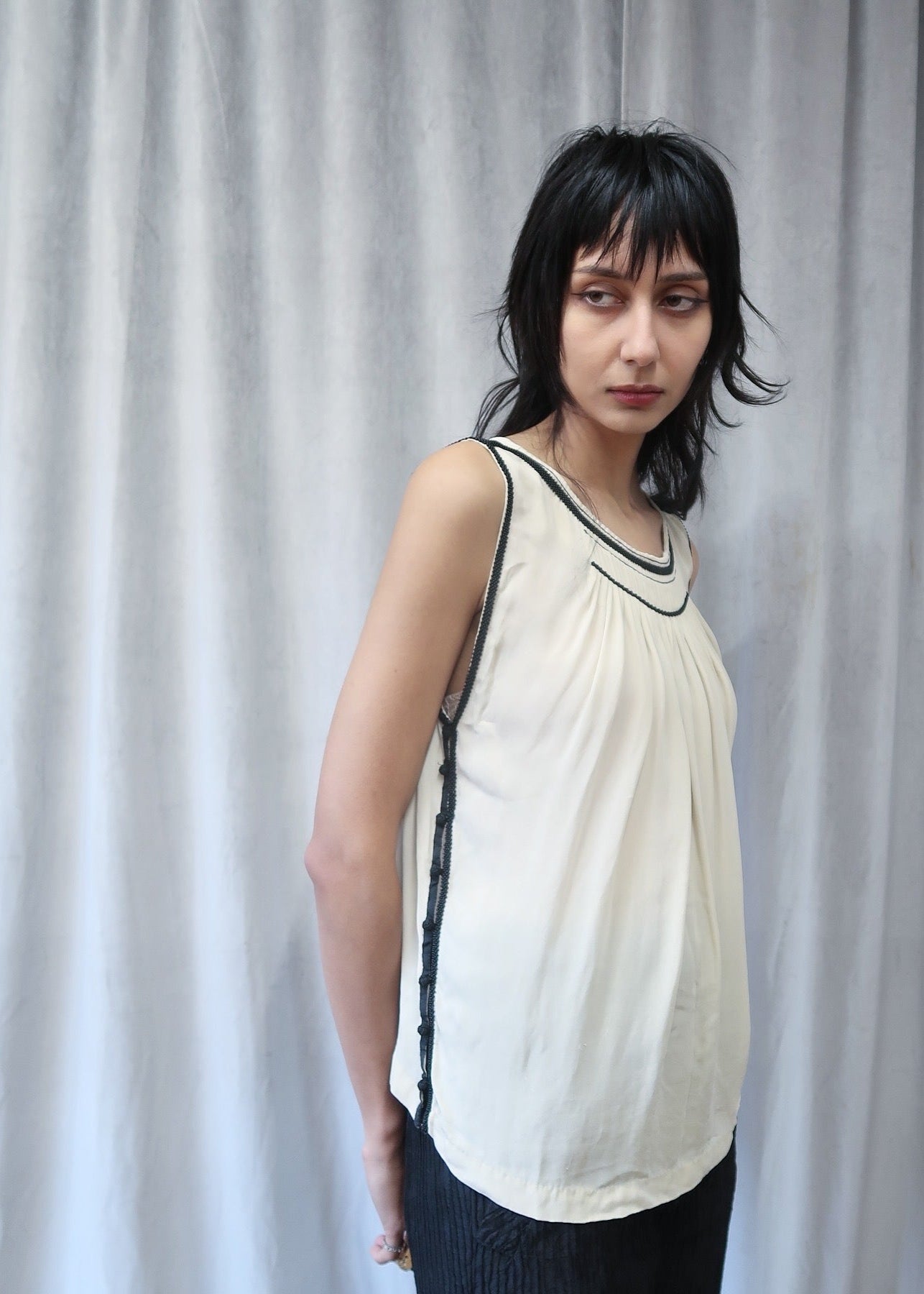 Dries van Noten beaded top, 2000's