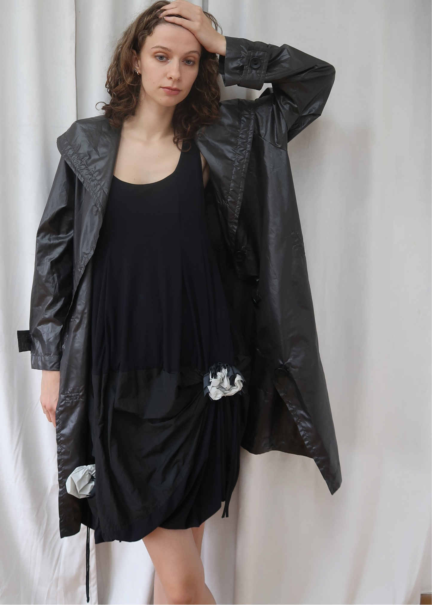 Marithé + François Girbaud rose dress, 2000's