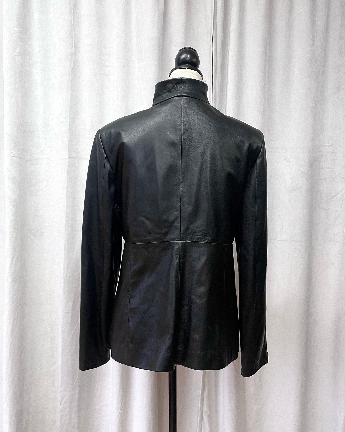 Dirk Bikkembergs leather jacket, 2000's
