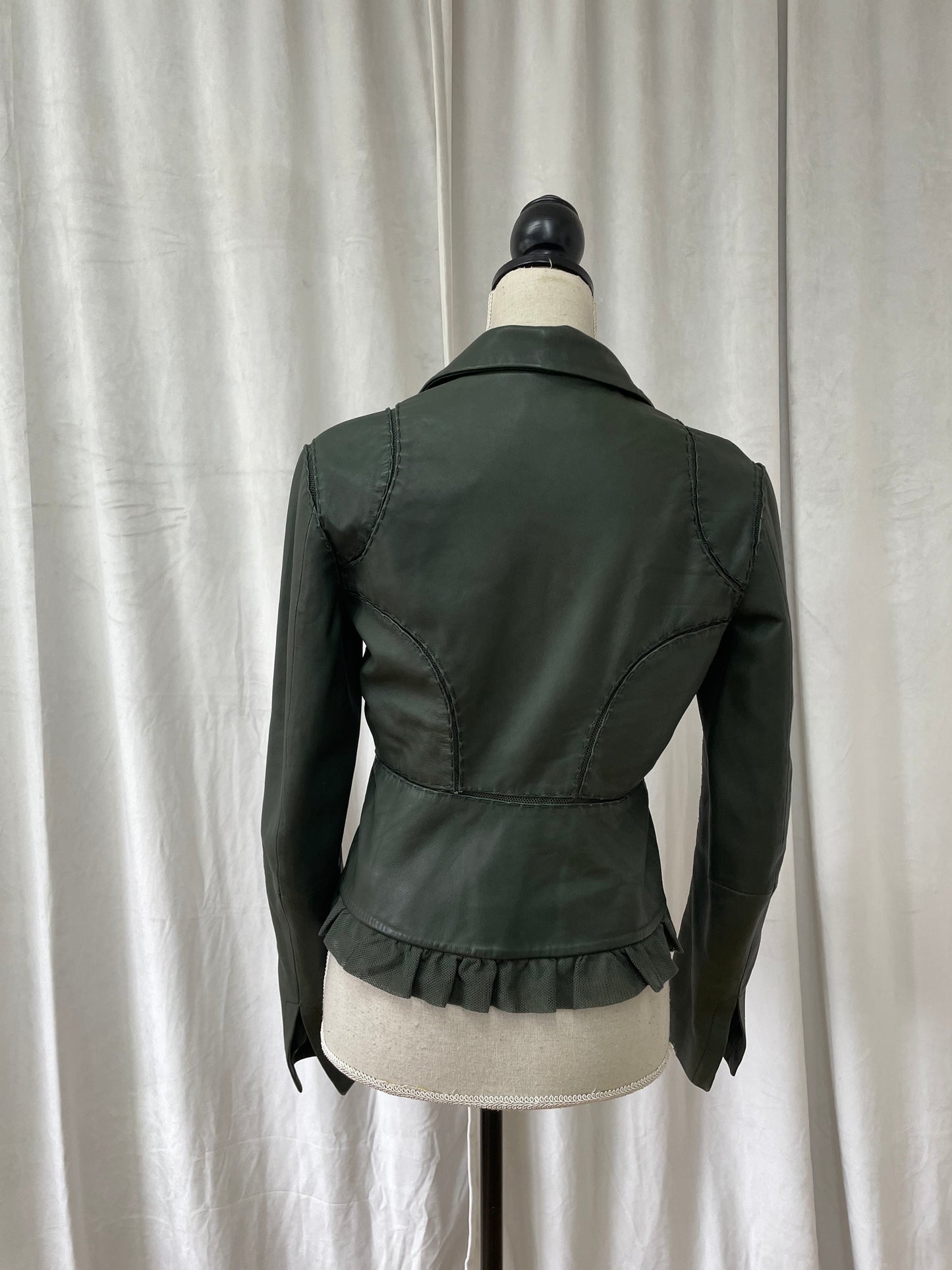 Michiko Koshino leather jacket, 2000's