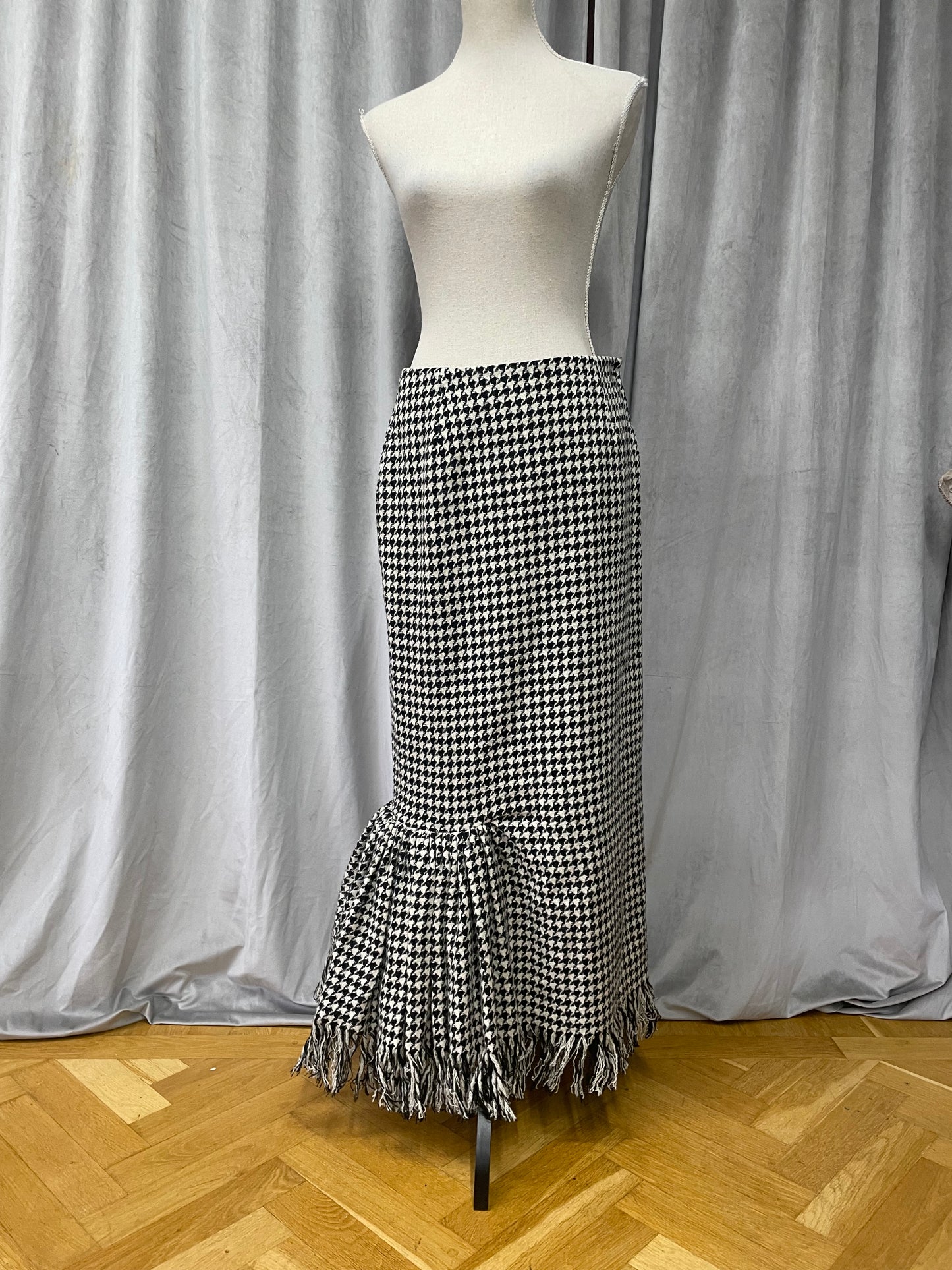 Yohji Yamamoto houndstooth skirt