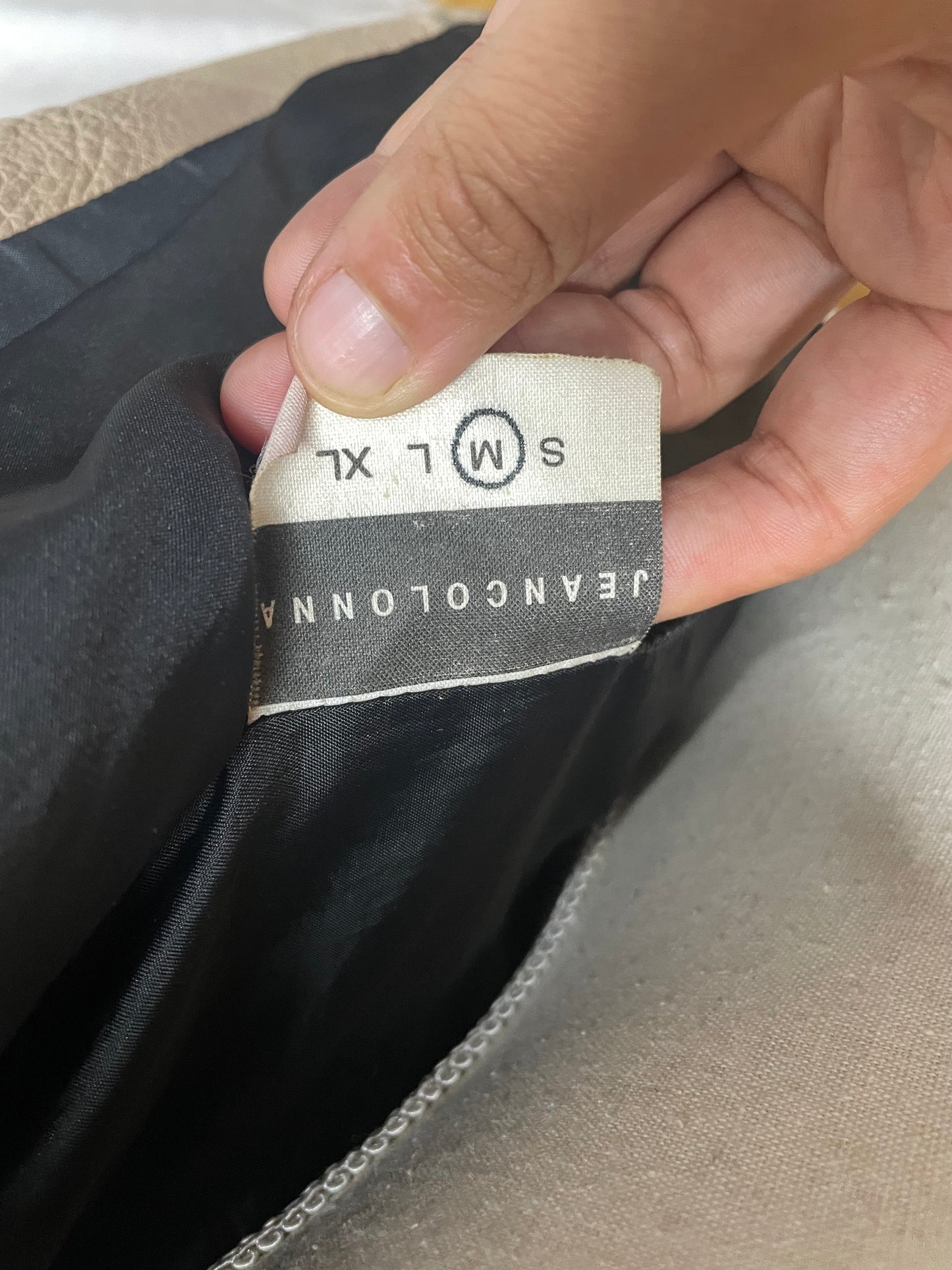 Jean Colonna leather jacket, 1990’s