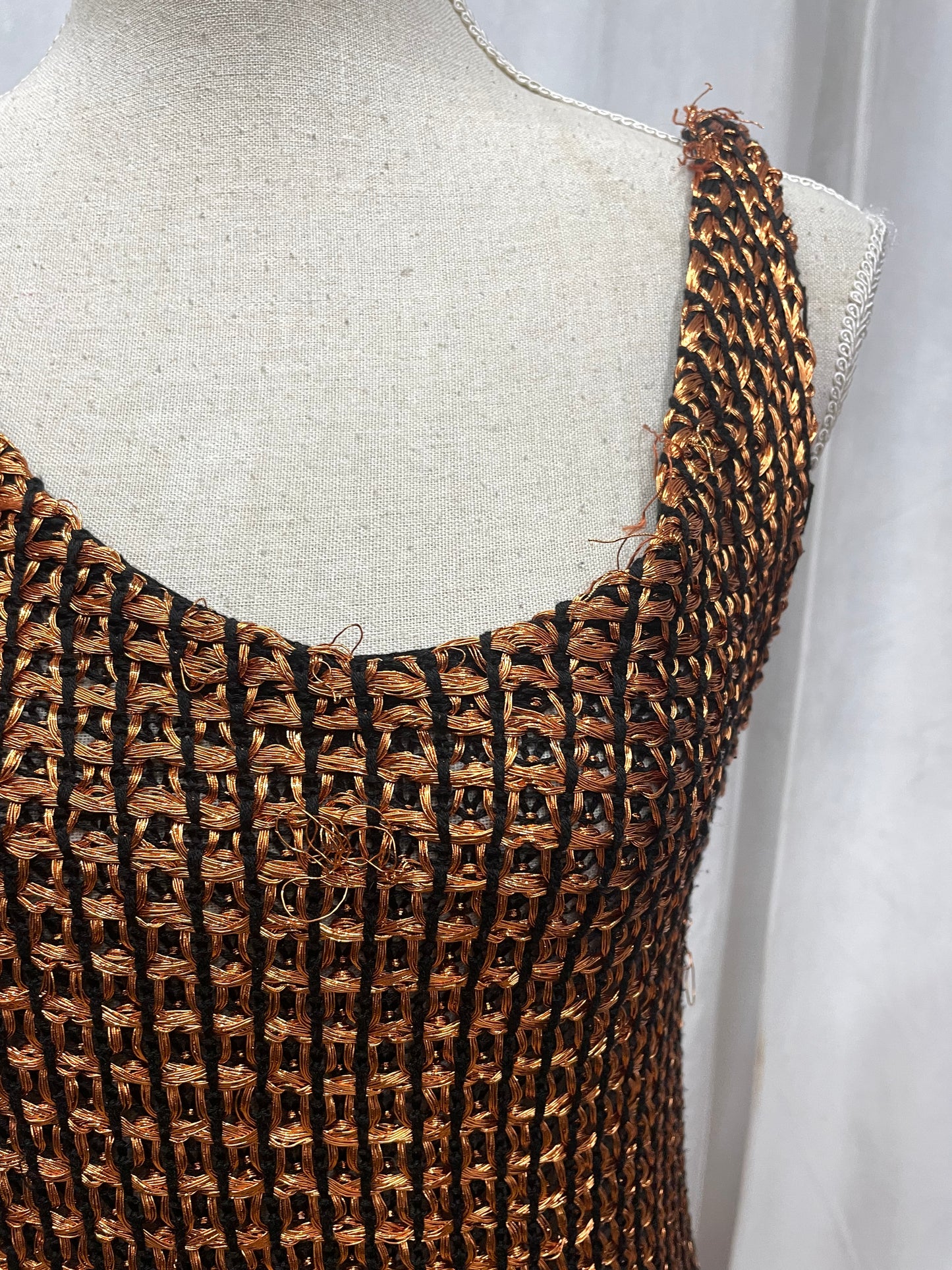 Balenciaga by Nicolas Ghesquiére cupper dress, Spring 2007