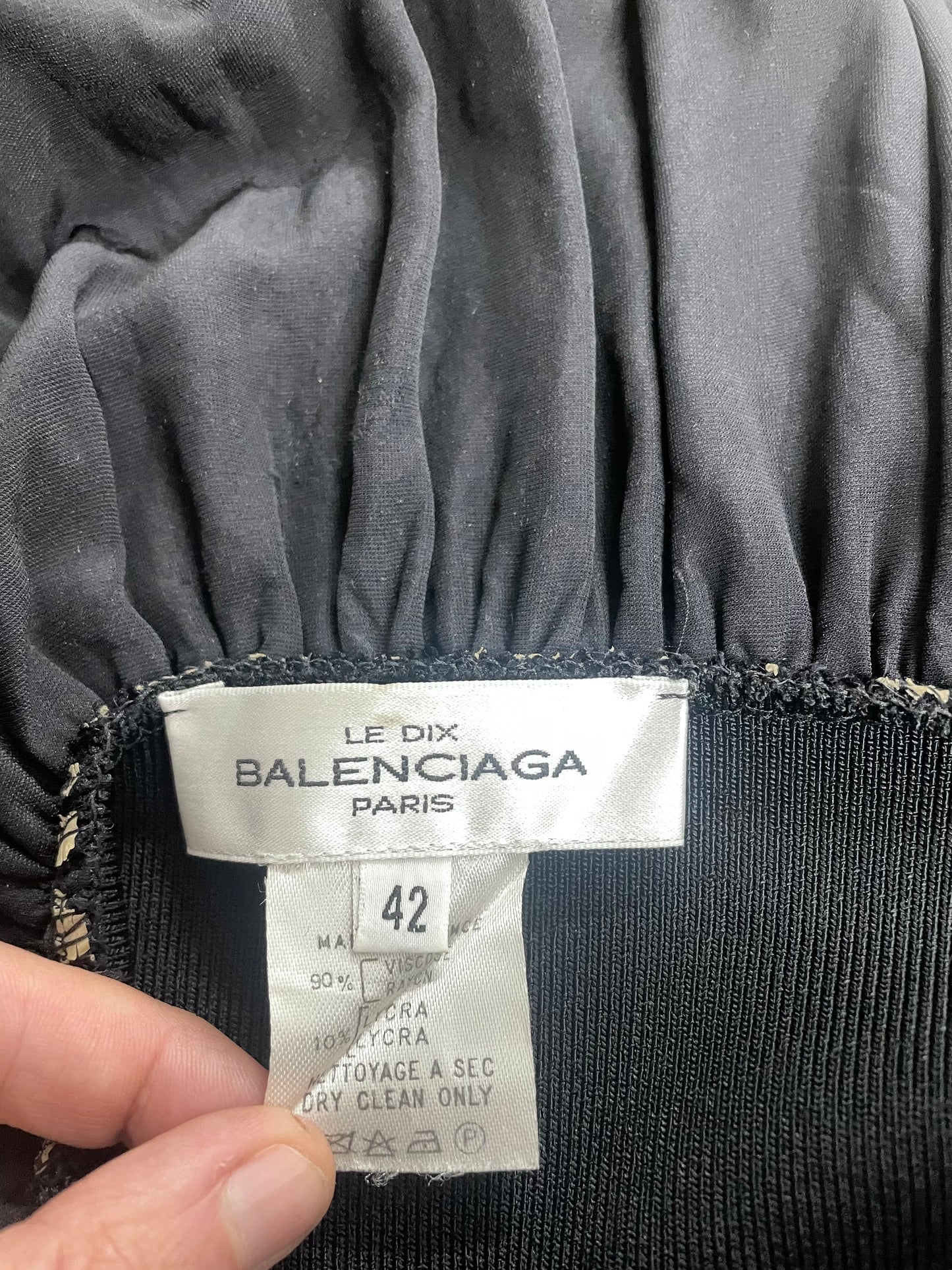 Balenciaga dress, late 1980's - early 1990's