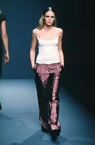 Prada silk suit, Fall 1997