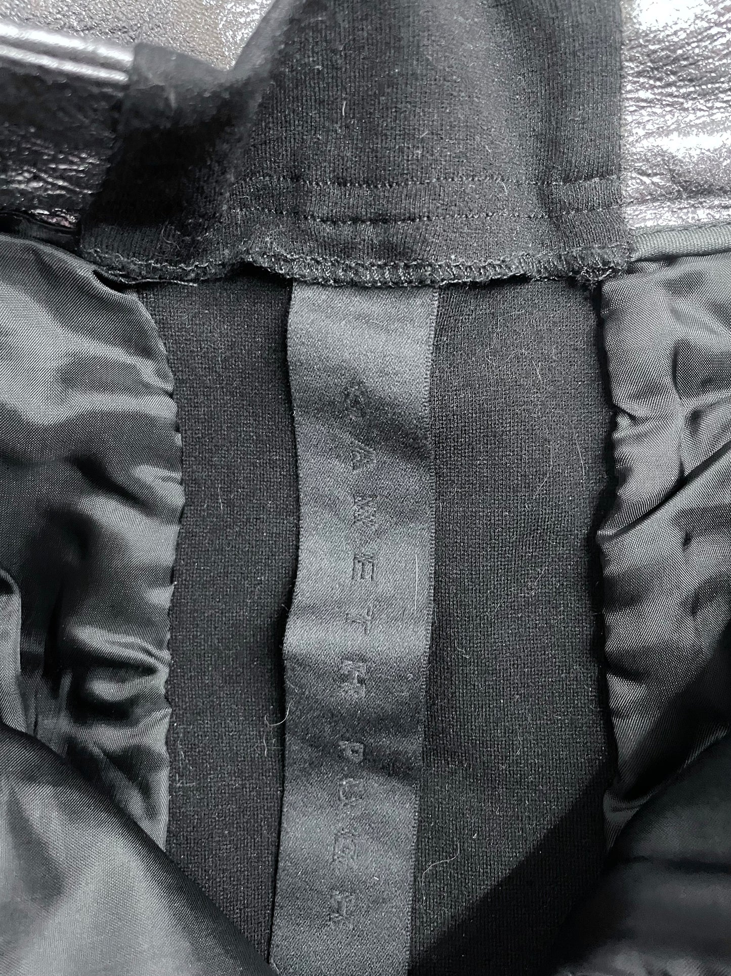 Gareth Pugh leather pants, Fall 2009