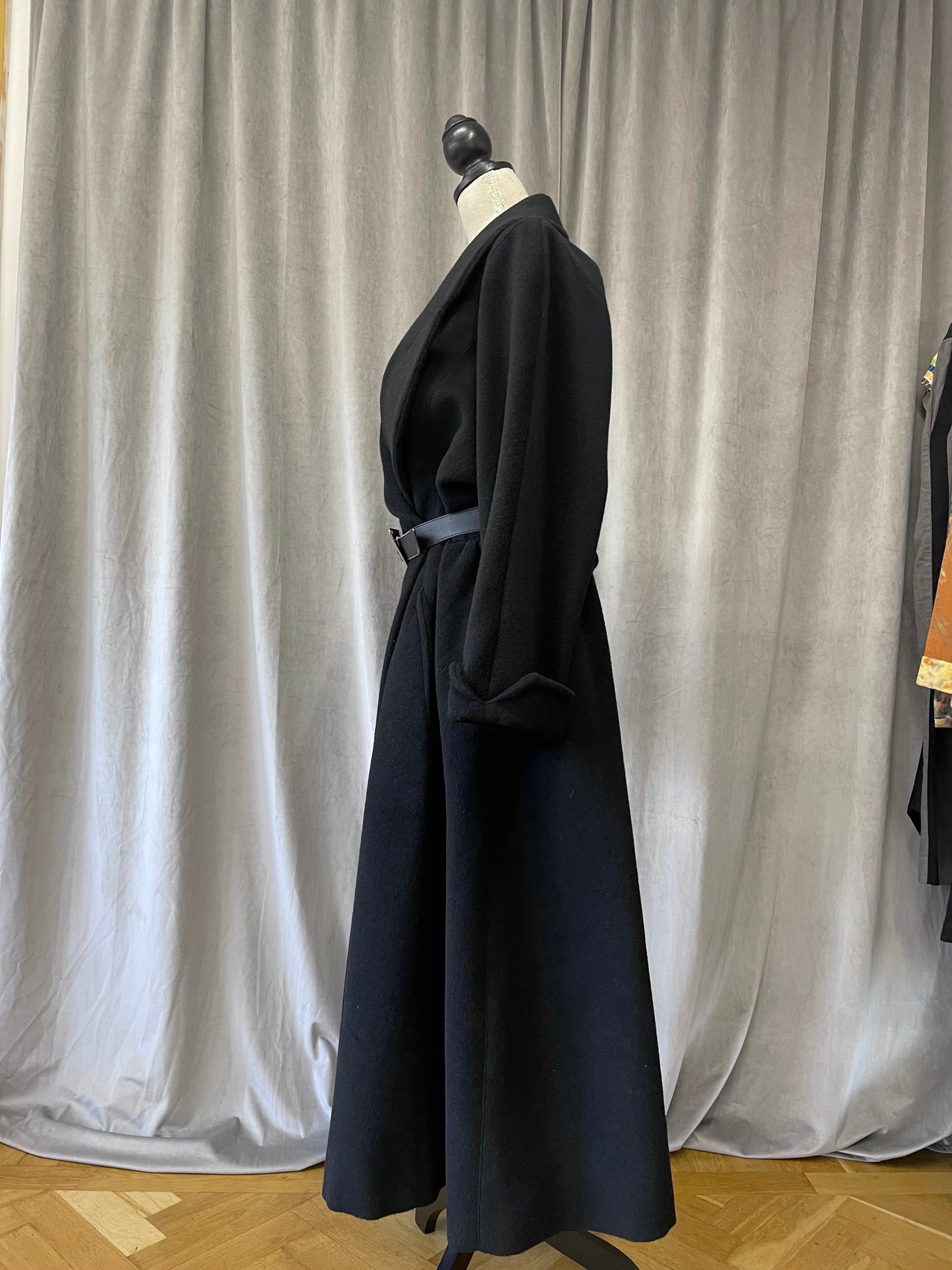 Mugler belted coat