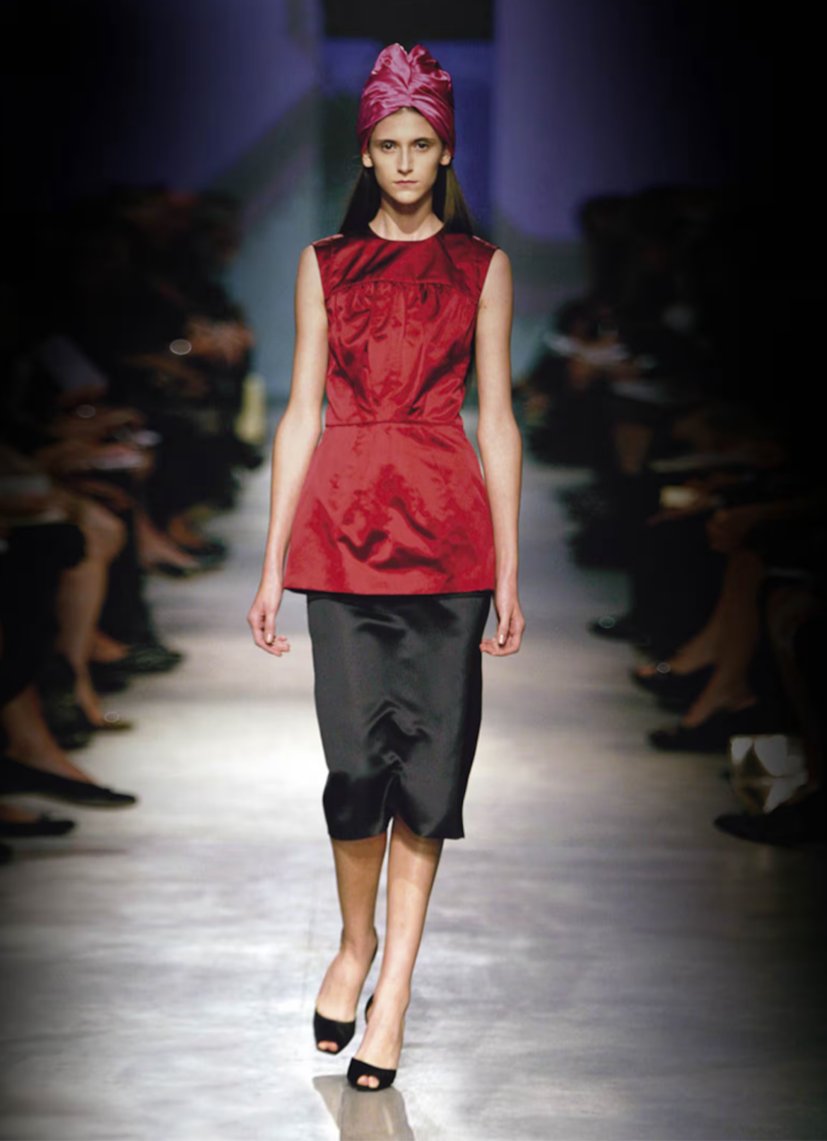 Prada peplum top, Spring 2007