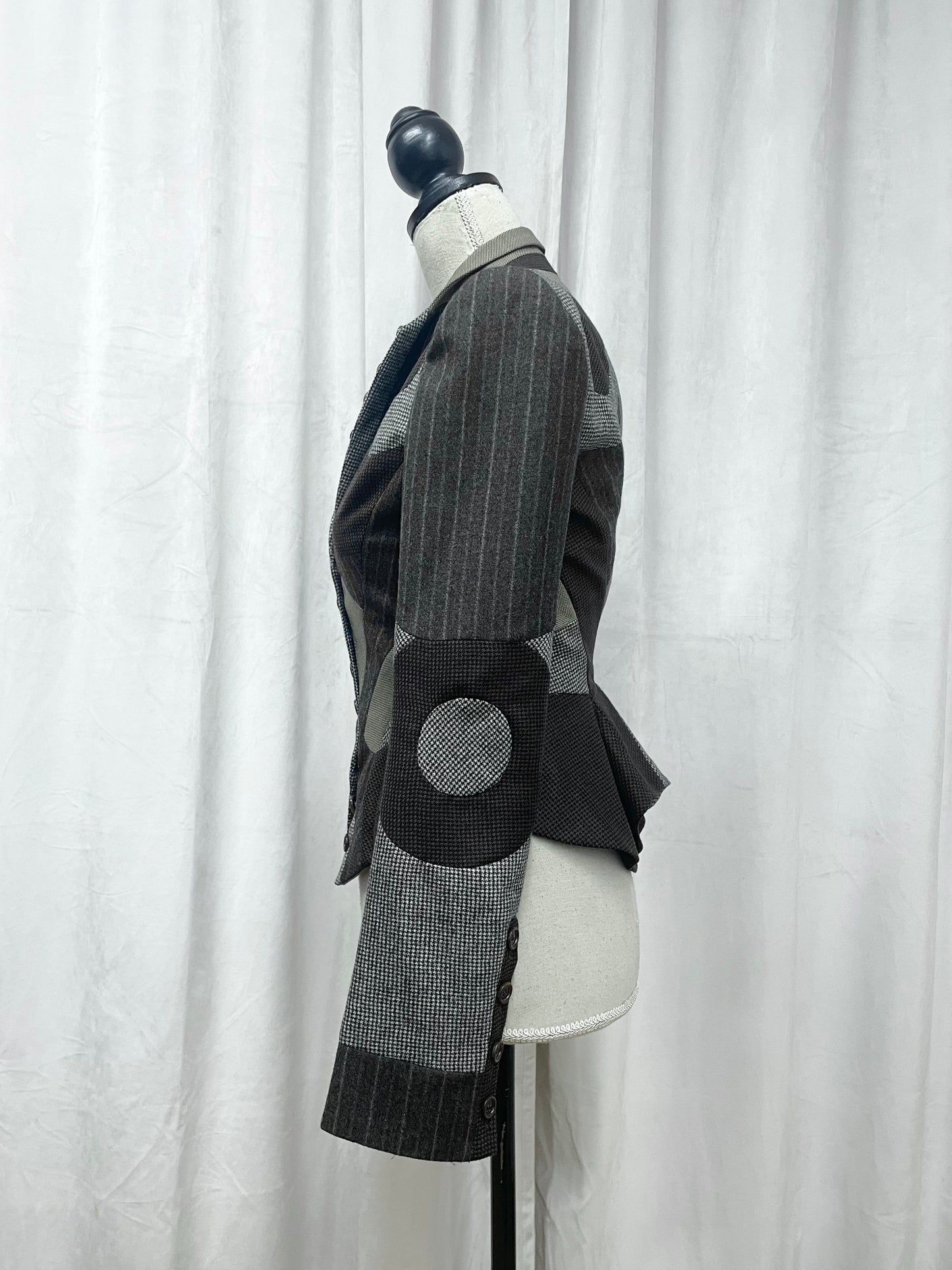 Alexander McQueen patchwork jacket, Fall 2008