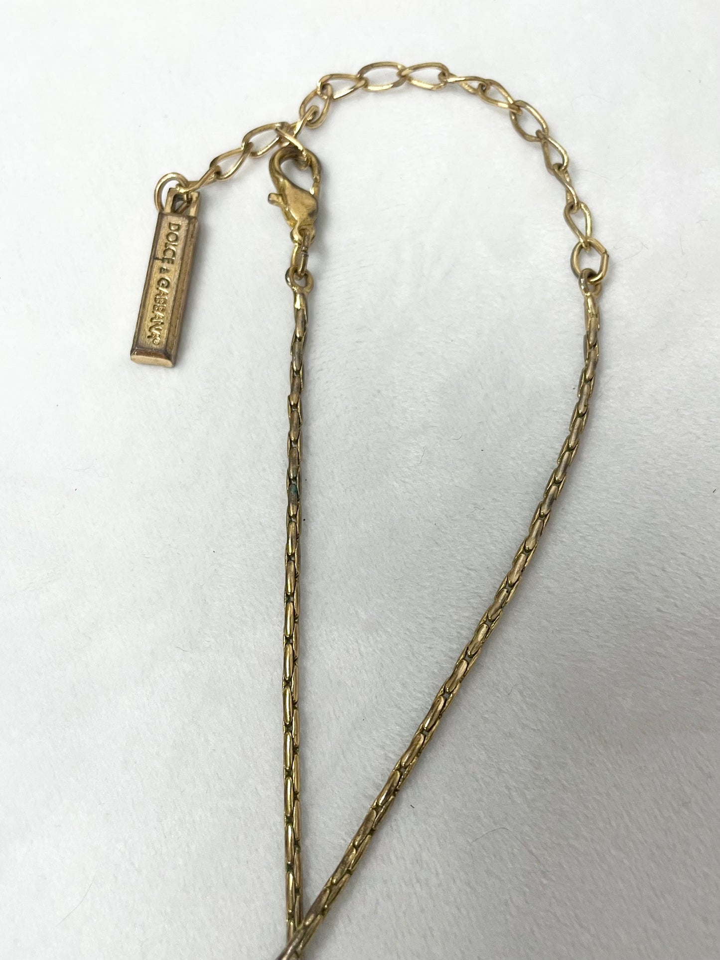 Dolce & Gabbana camé necklace, Fall 2001