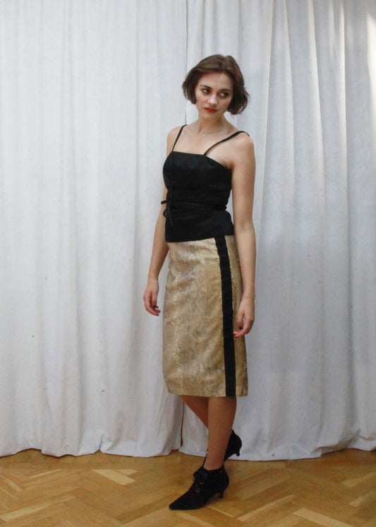 Yves Saint Laurent python skirt, early 1990’s