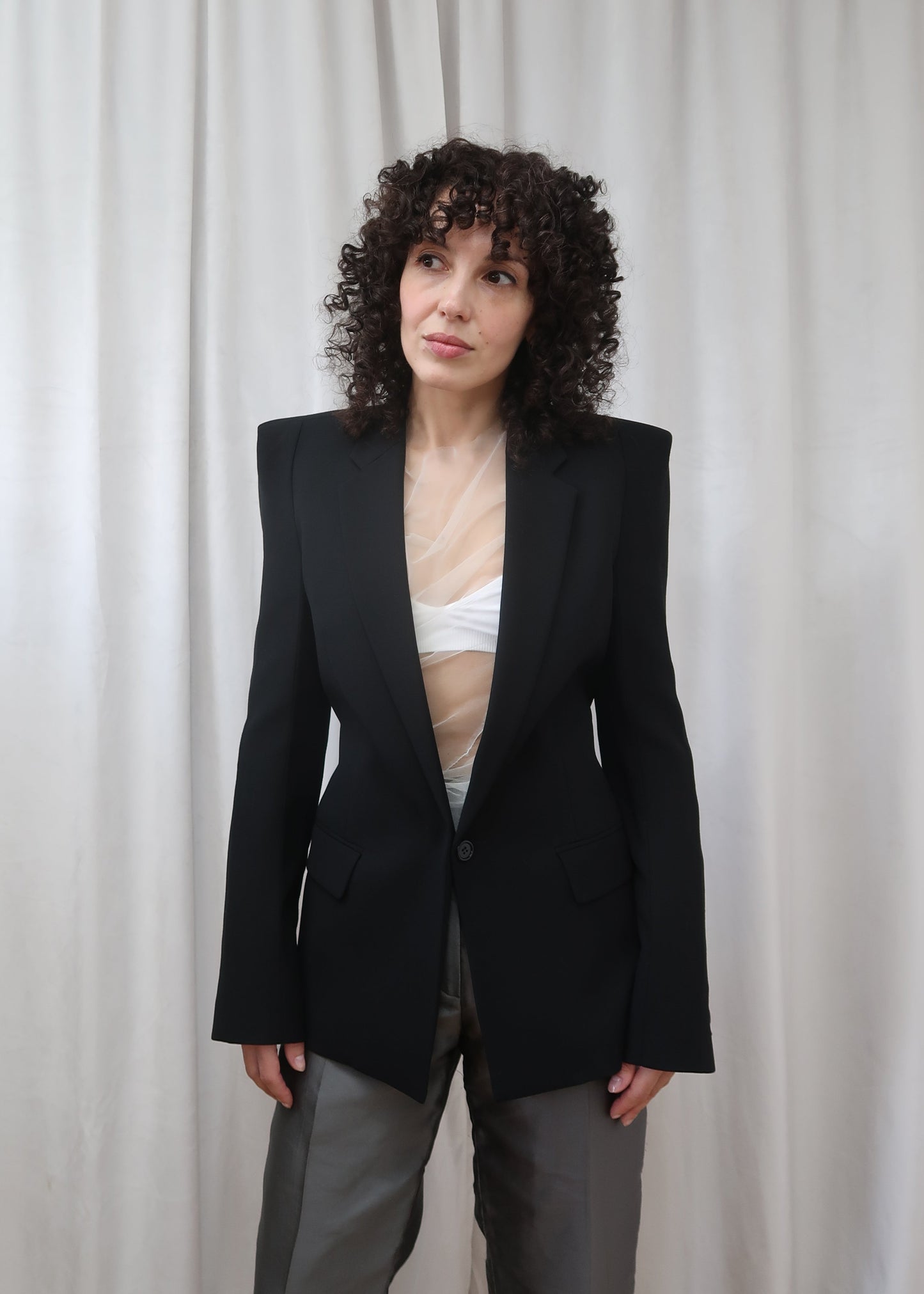 Maison Martin Margiela sculpted shoulder blazer, Fall 2007