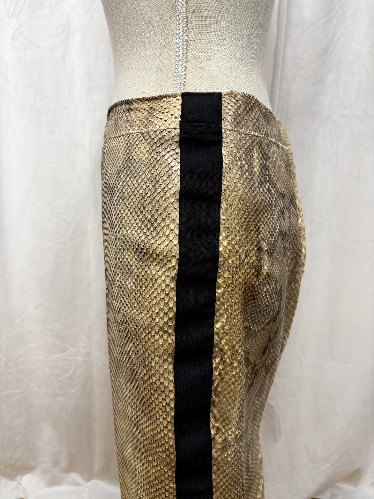 Yves Saint Laurent python skirt, early 1990’s
