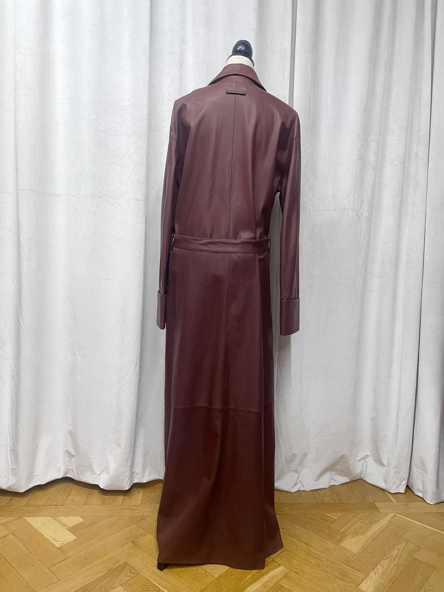 Jean Paul Gaultier leather coat, Fall 2010