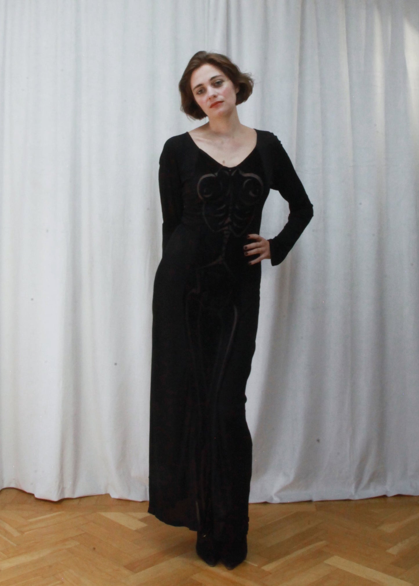 Kaat Tilley (Escape) skeleton dress, 1990’s