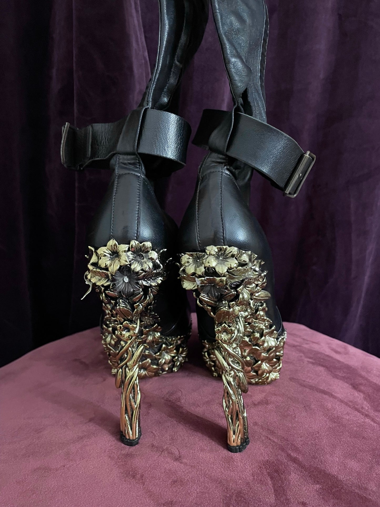 Alexander McQueen ‘Angels and Demons’ boots, Fall 2010