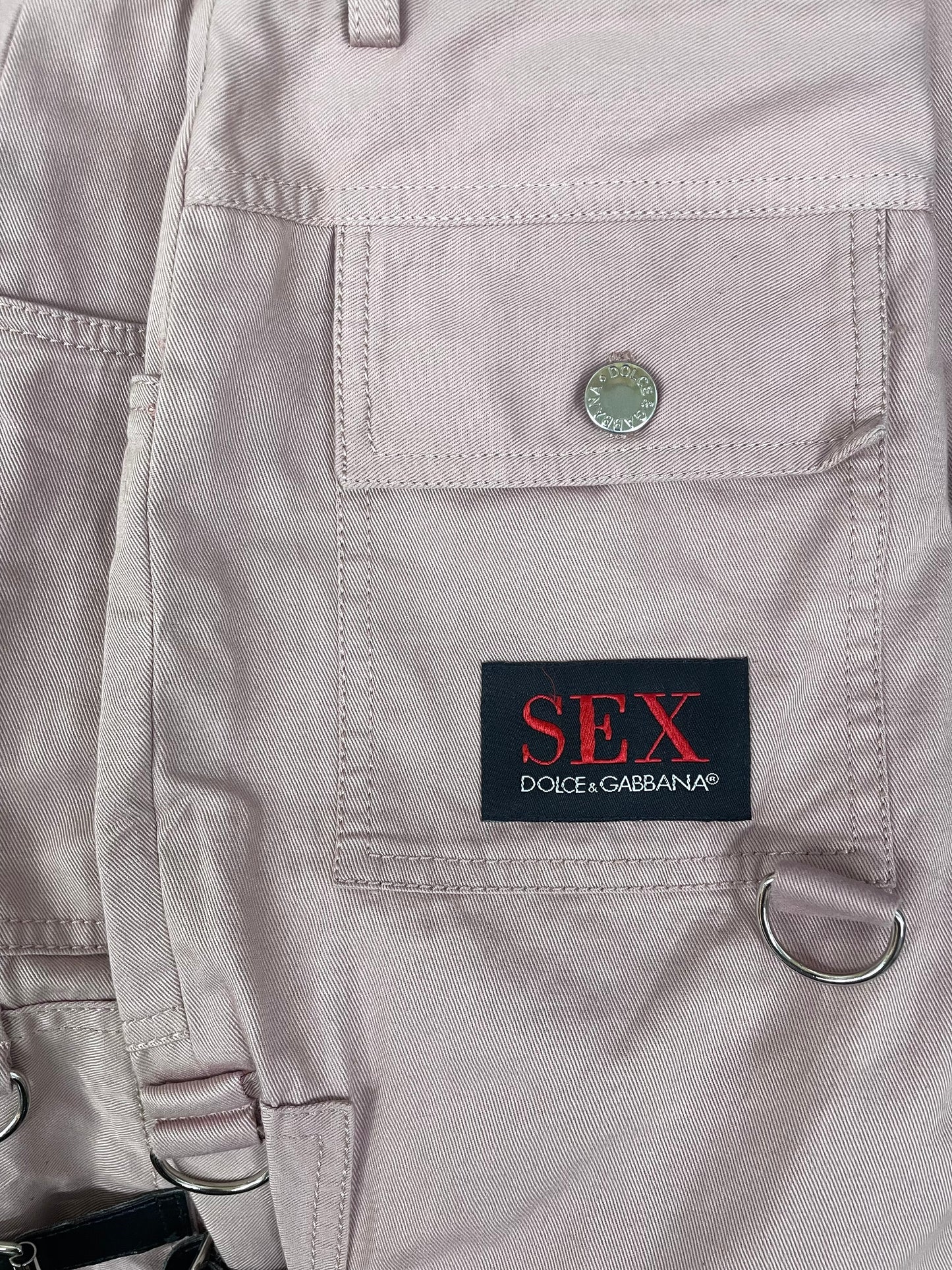 Dolce & Gabbana ’SEX’ bondage pants, Spring 2003