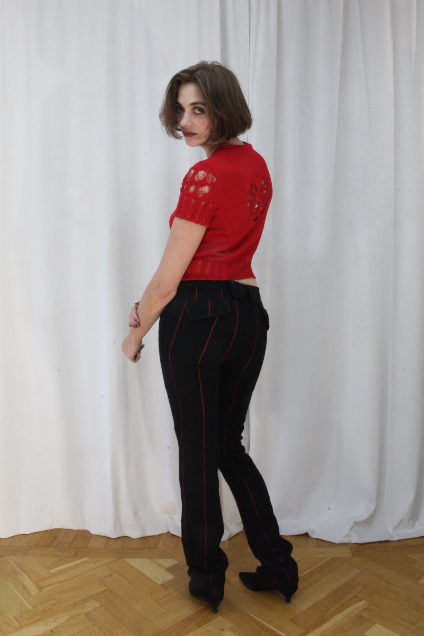 John Galliano thick wool pants, Fall 2006