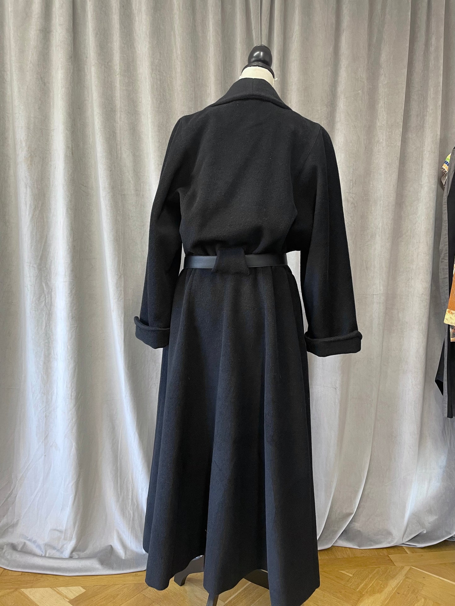 Mugler belted coat