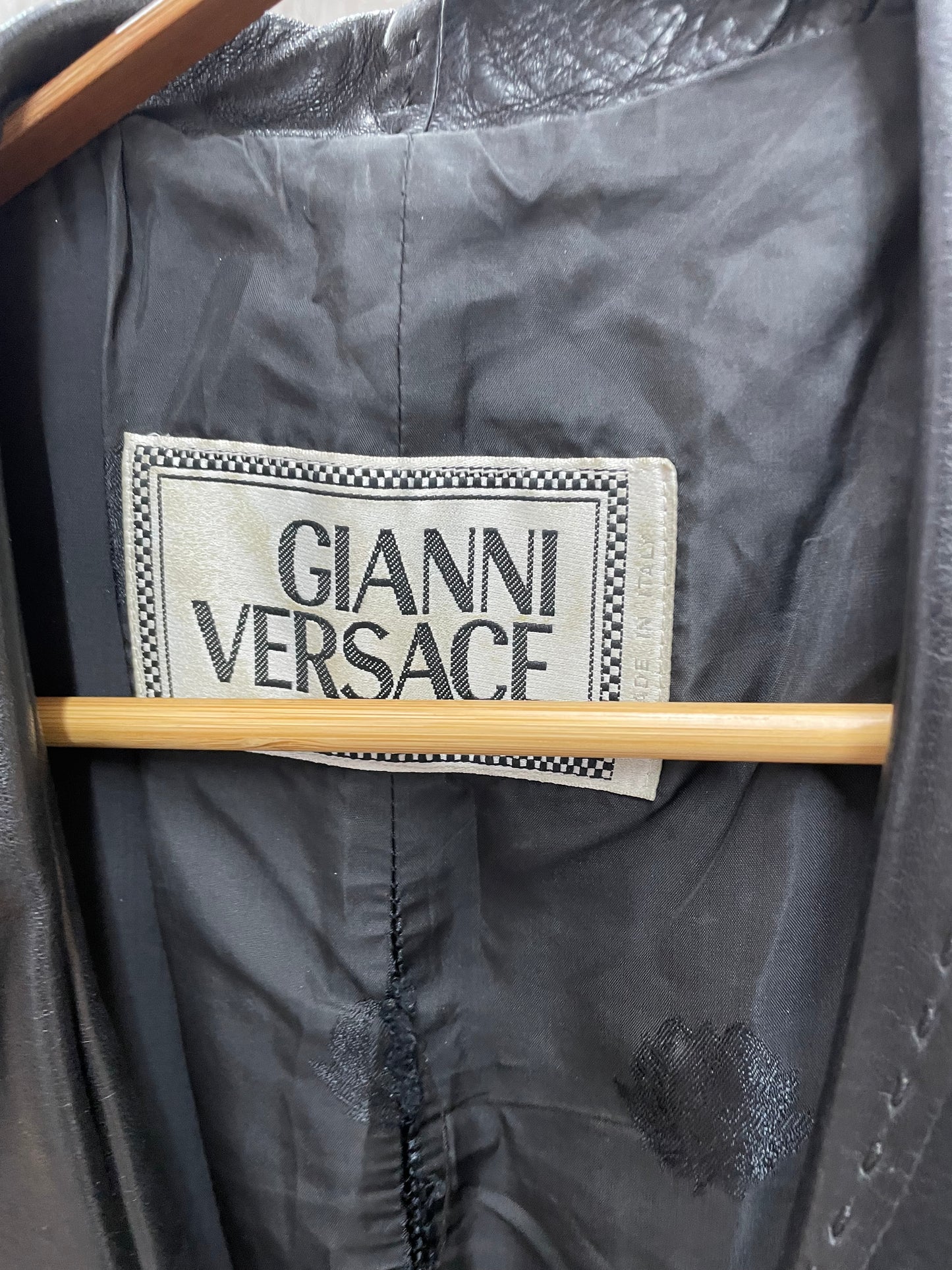 Gianni Versace leather jacket