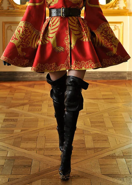 Alexander McQueen ‘Angels and Demons’ boots, Fall 2010