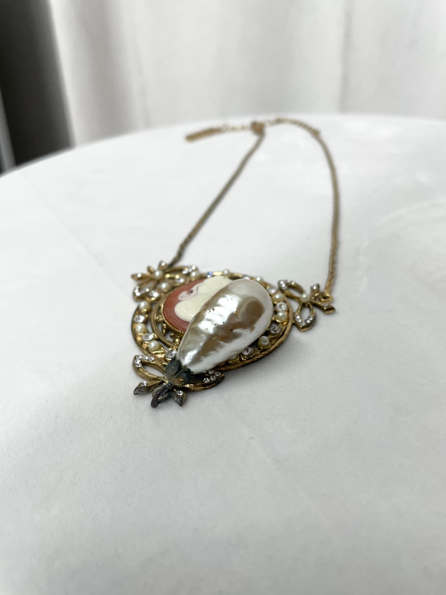 Dolce & Gabbana camé necklace, Fall 2001