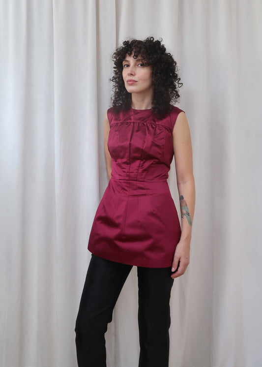 Prada peplum top, Spring 2007