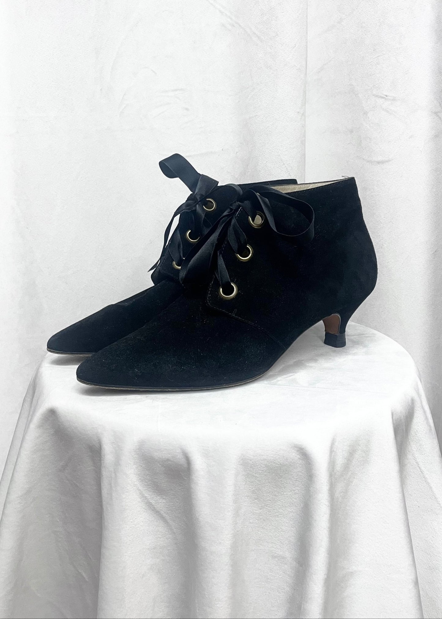 Dolce & Gabbana suede booties, early 1990’s