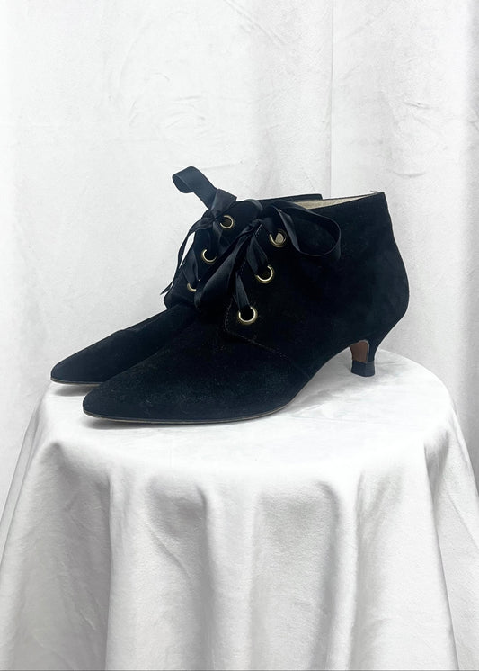 Dolce & Gabbana suede booties, early 1990’s