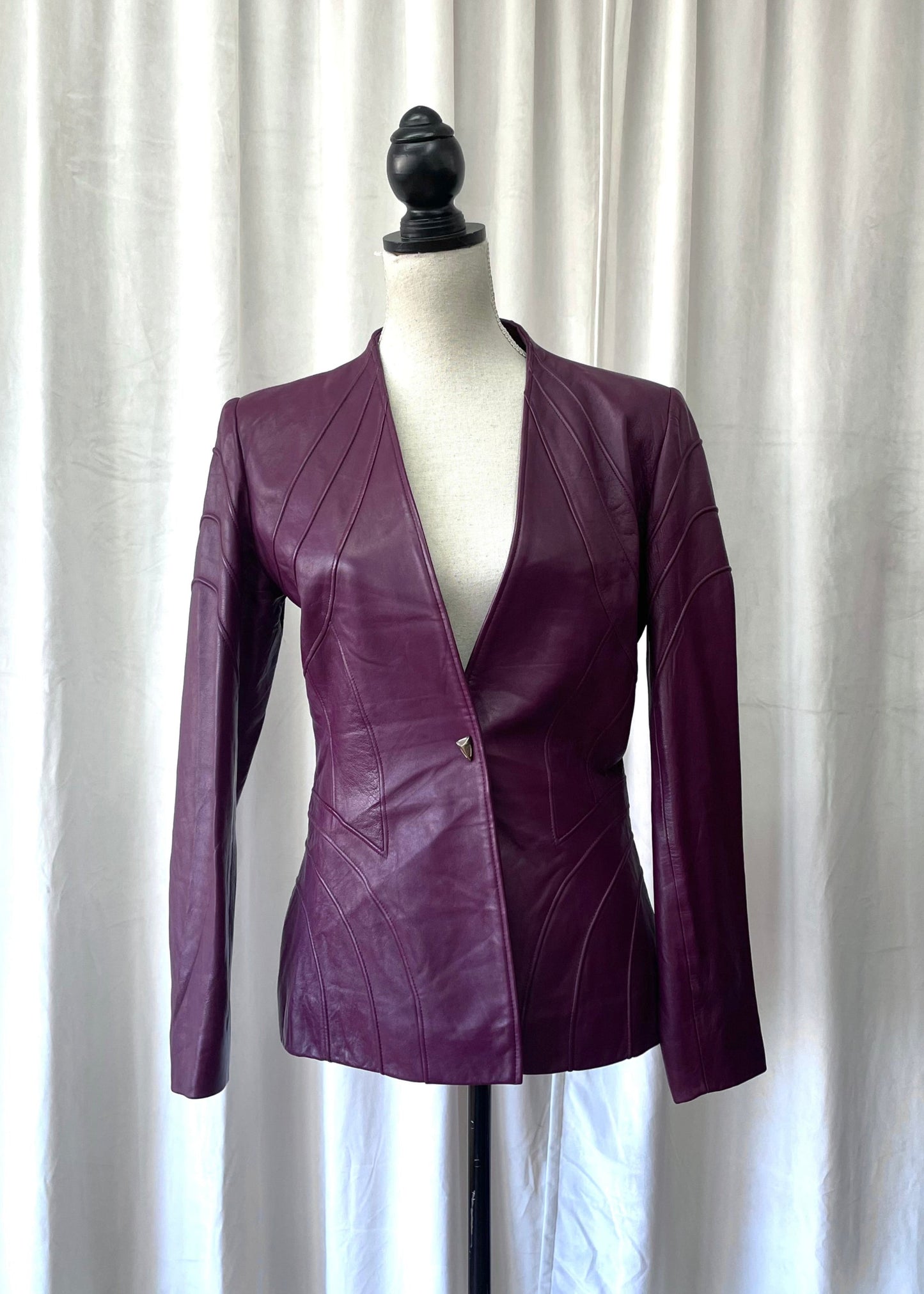Mugler leather jacket, 2000’s