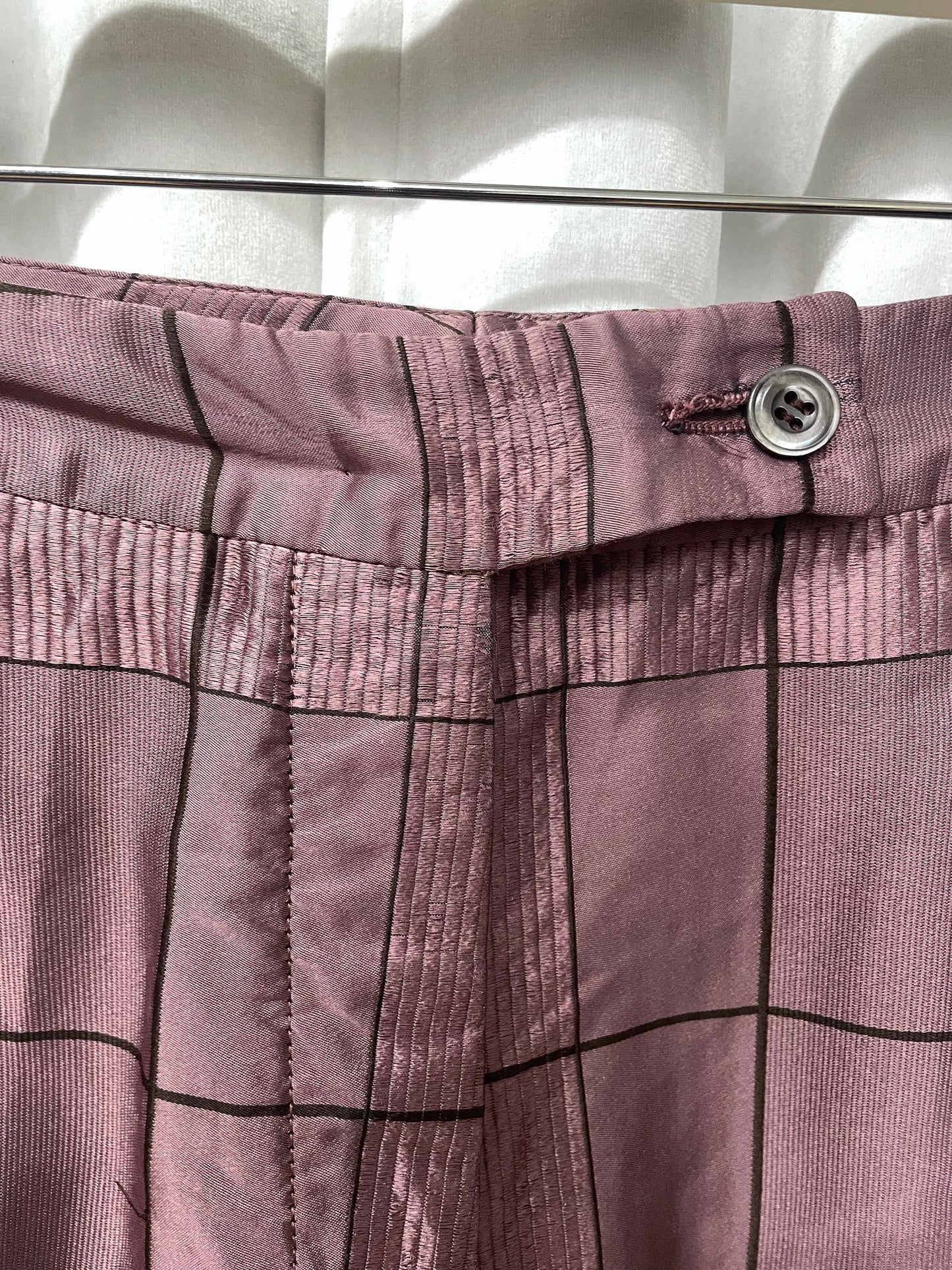 Prada silk suit, Fall 1997