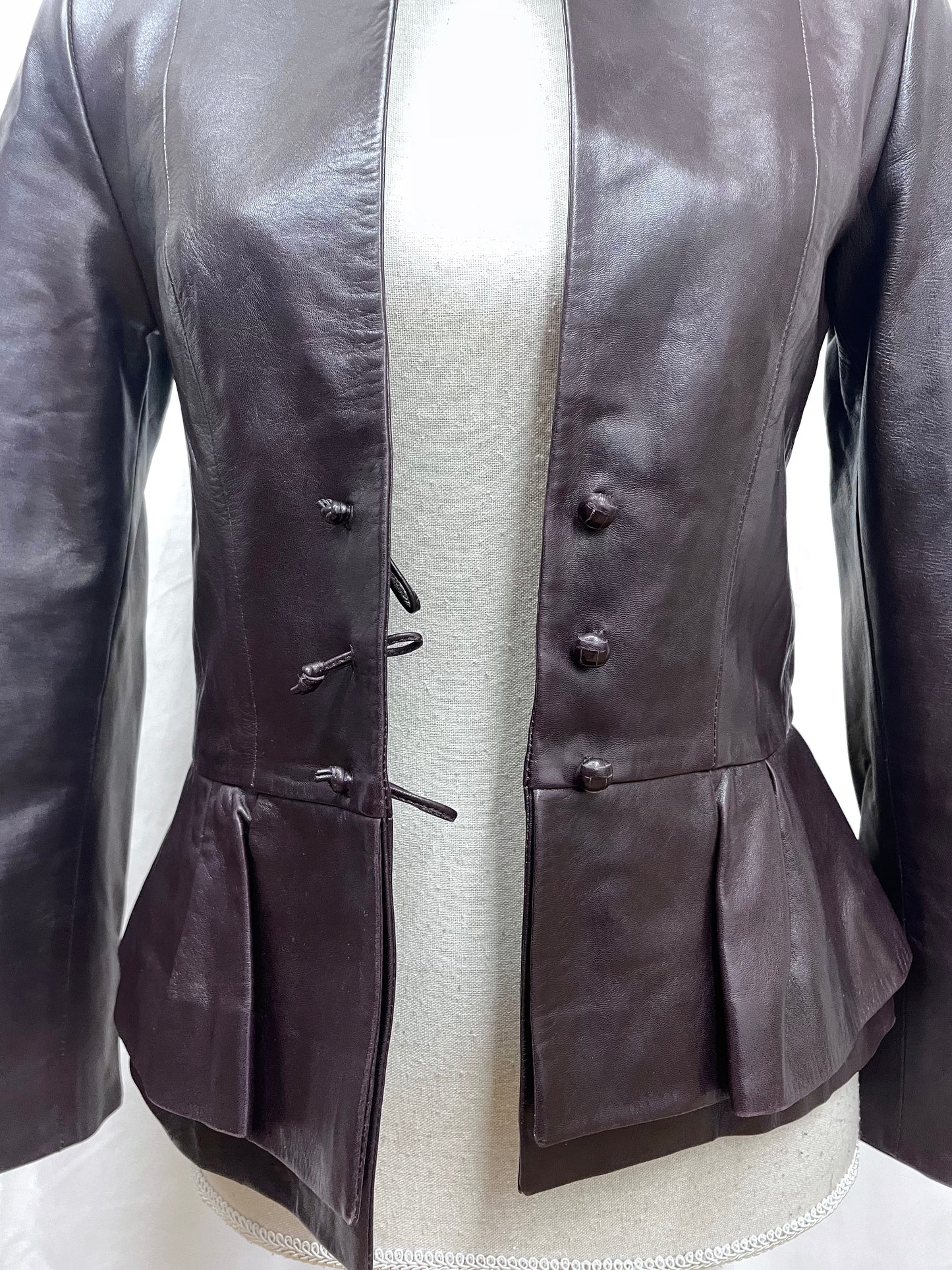 Yves Saint Laurent by Tom Ford leather jacket, early 2000’s