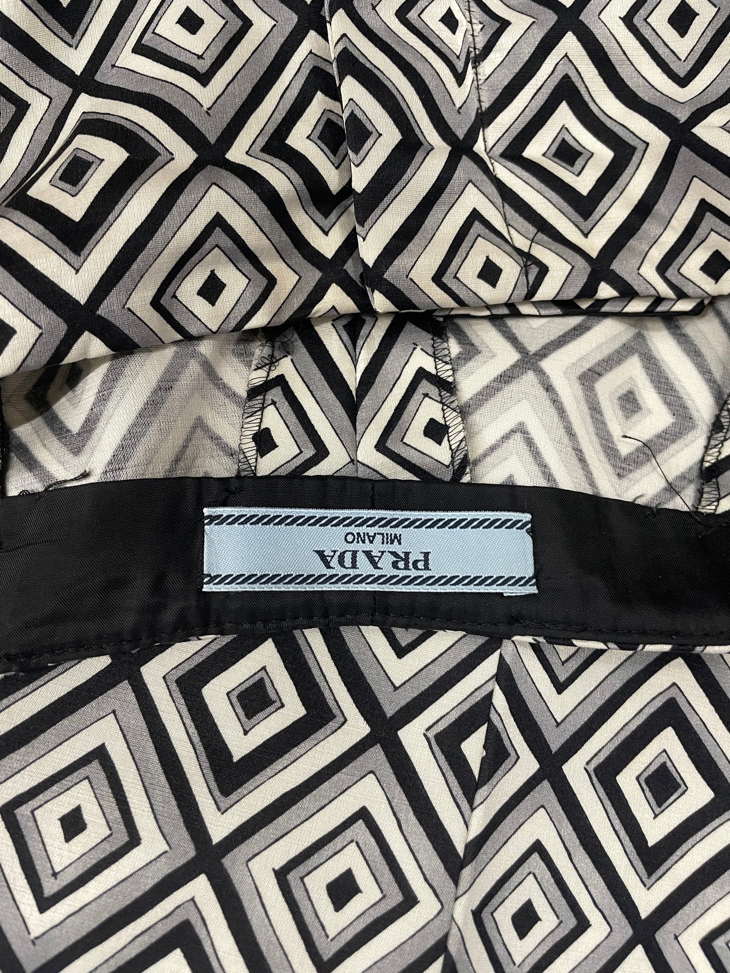 Prada satin pants, Fall 2012