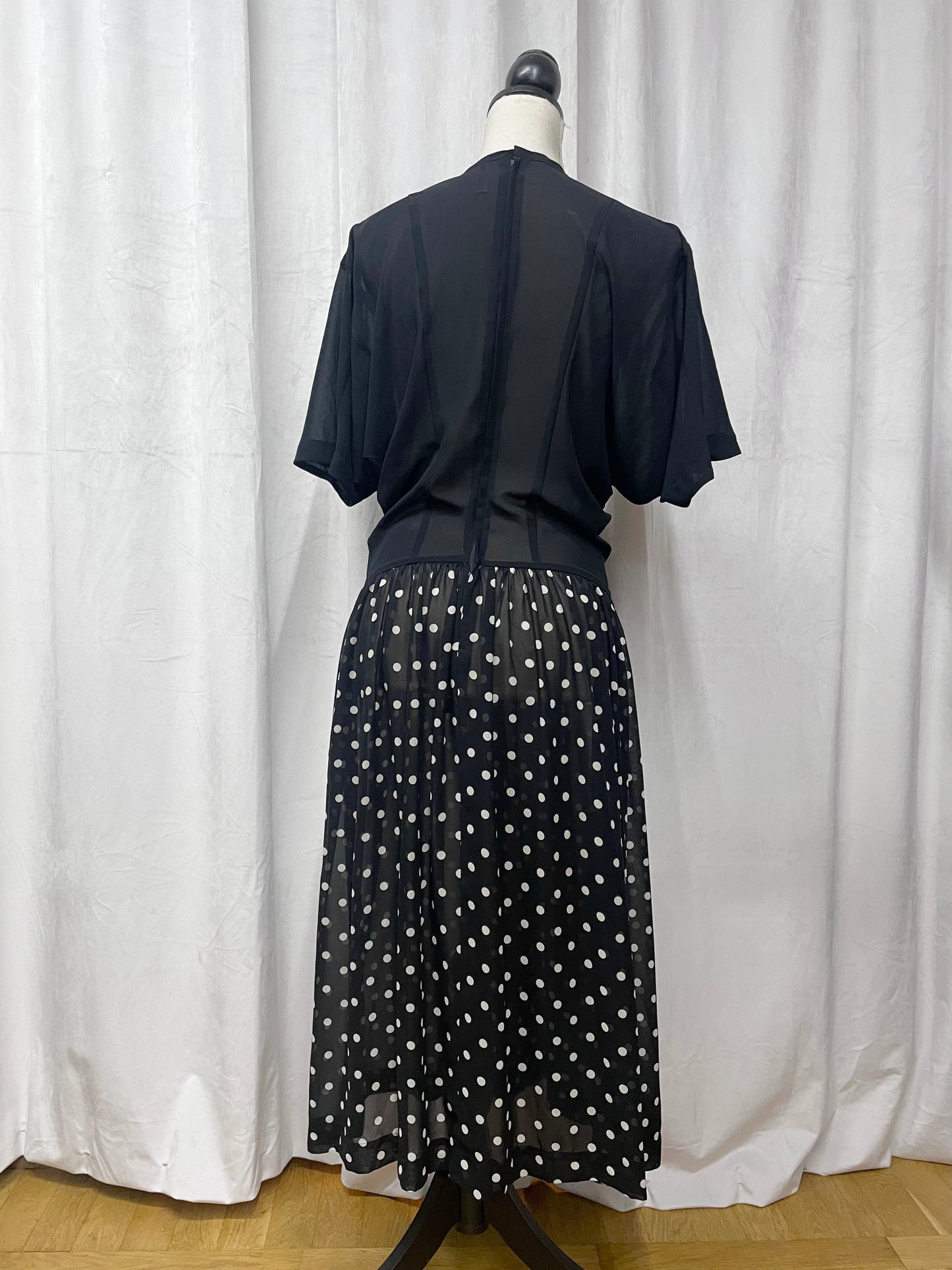Comme des Garçons polka dot dress, 1988