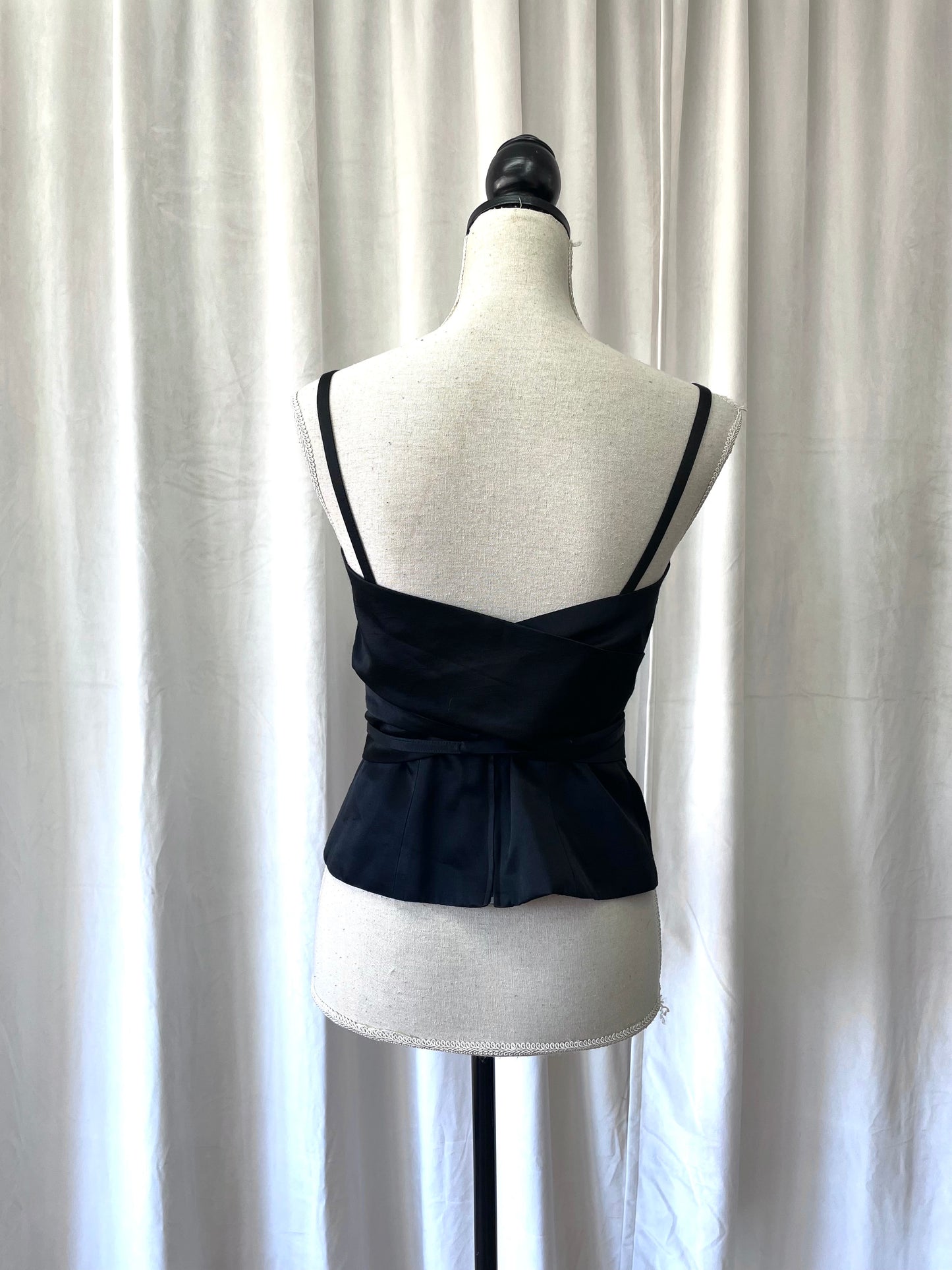 Kenzo Jungle top with obi style belt, 1990’s