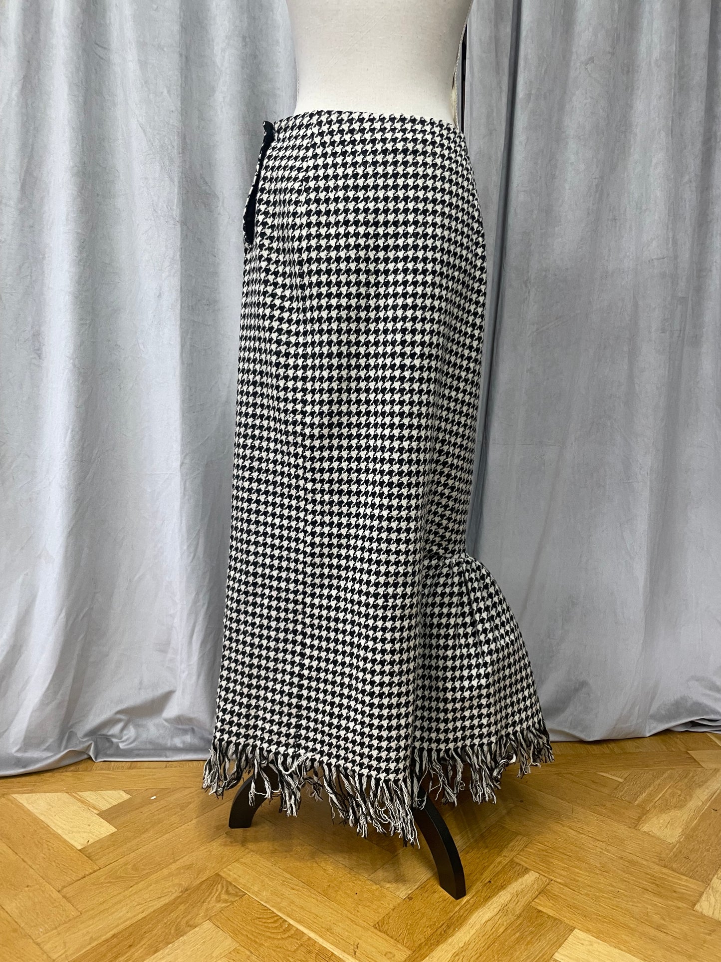 Yohji Yamamoto houndstooth skirt