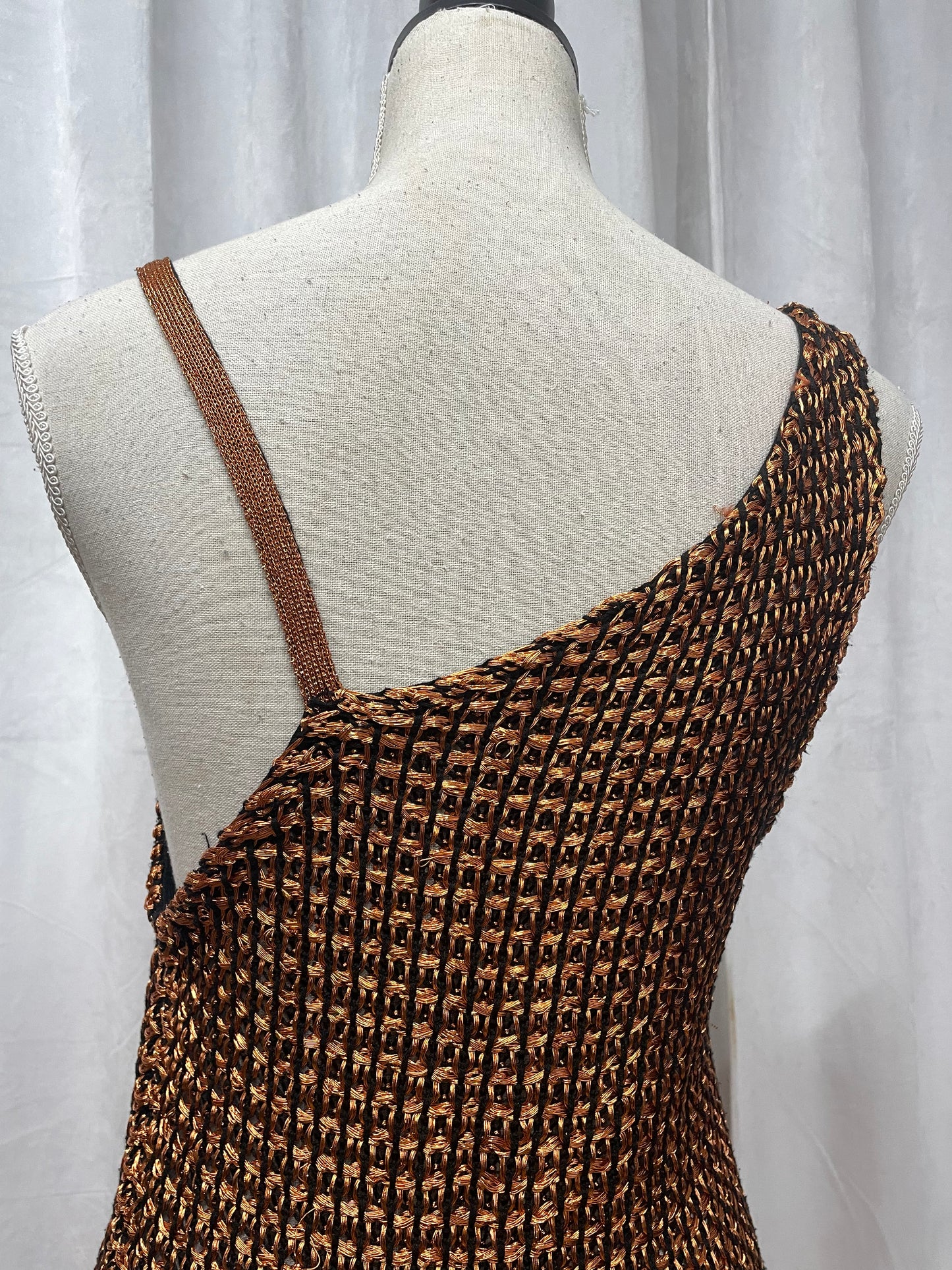 Balenciaga by Nicolas Ghesquiére cupper dress, Spring 2007