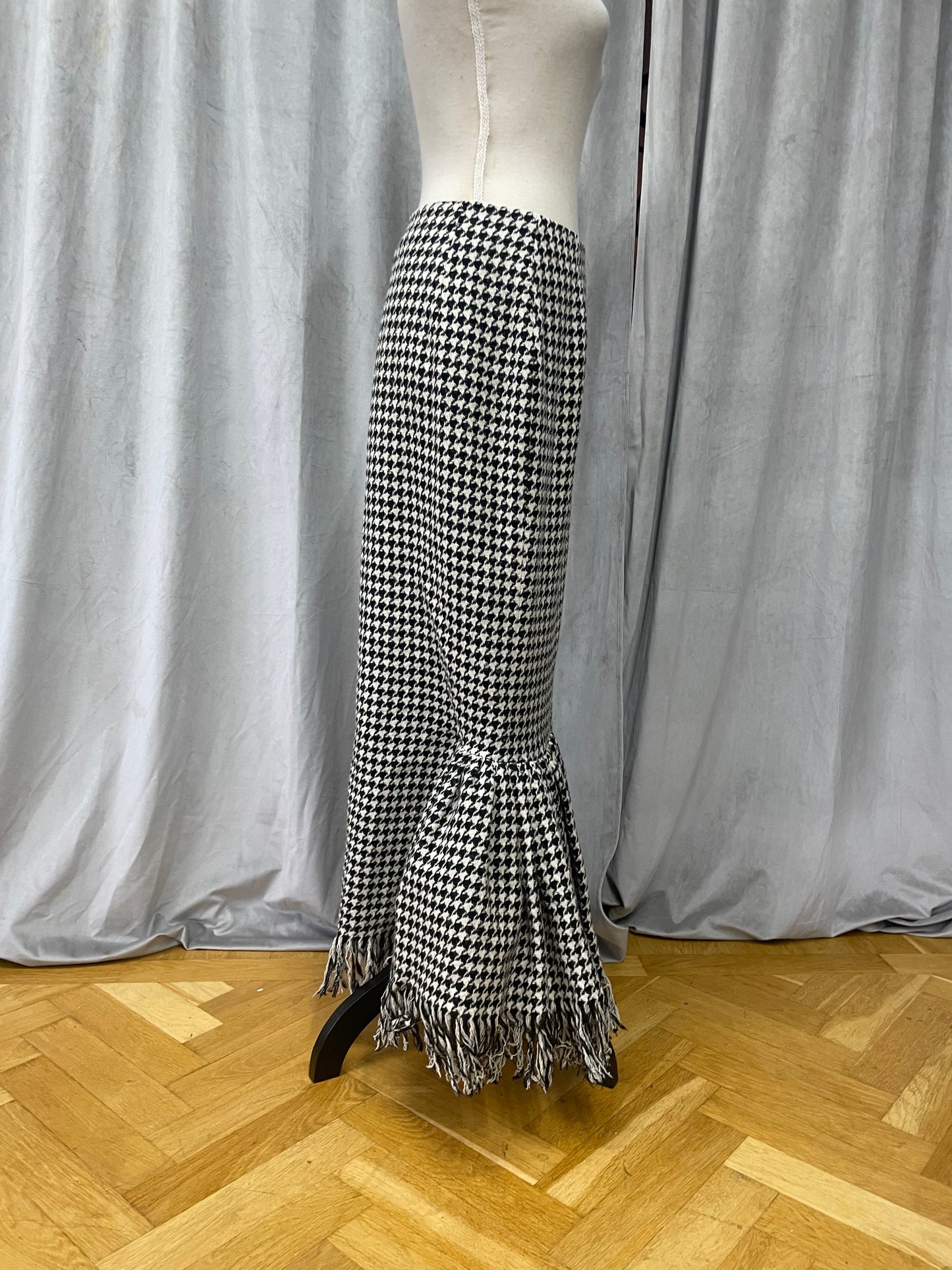 Yohji Yamamoto houndstooth skirt