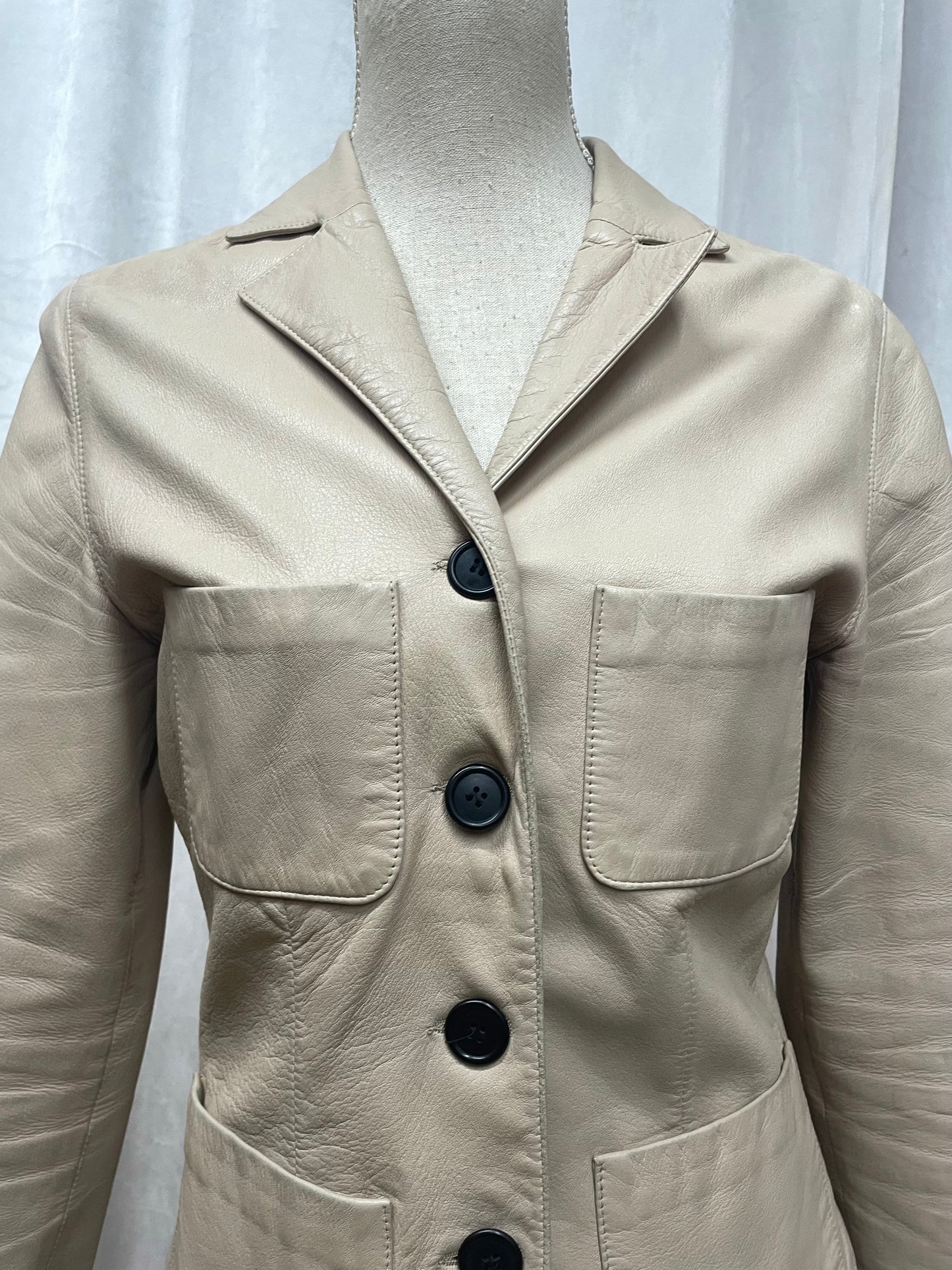 Jean Colonna leather jacket, 1990’s