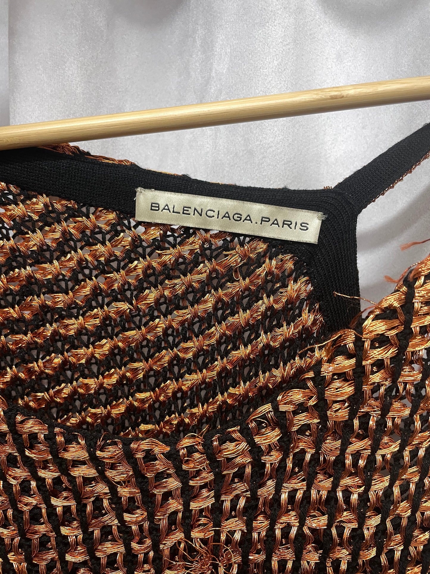 Balenciaga by Nicolas Ghesquiére cupper dress, Spring 2007