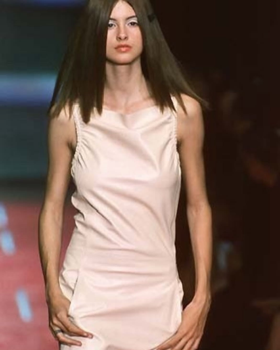 Versus runway rubber dress